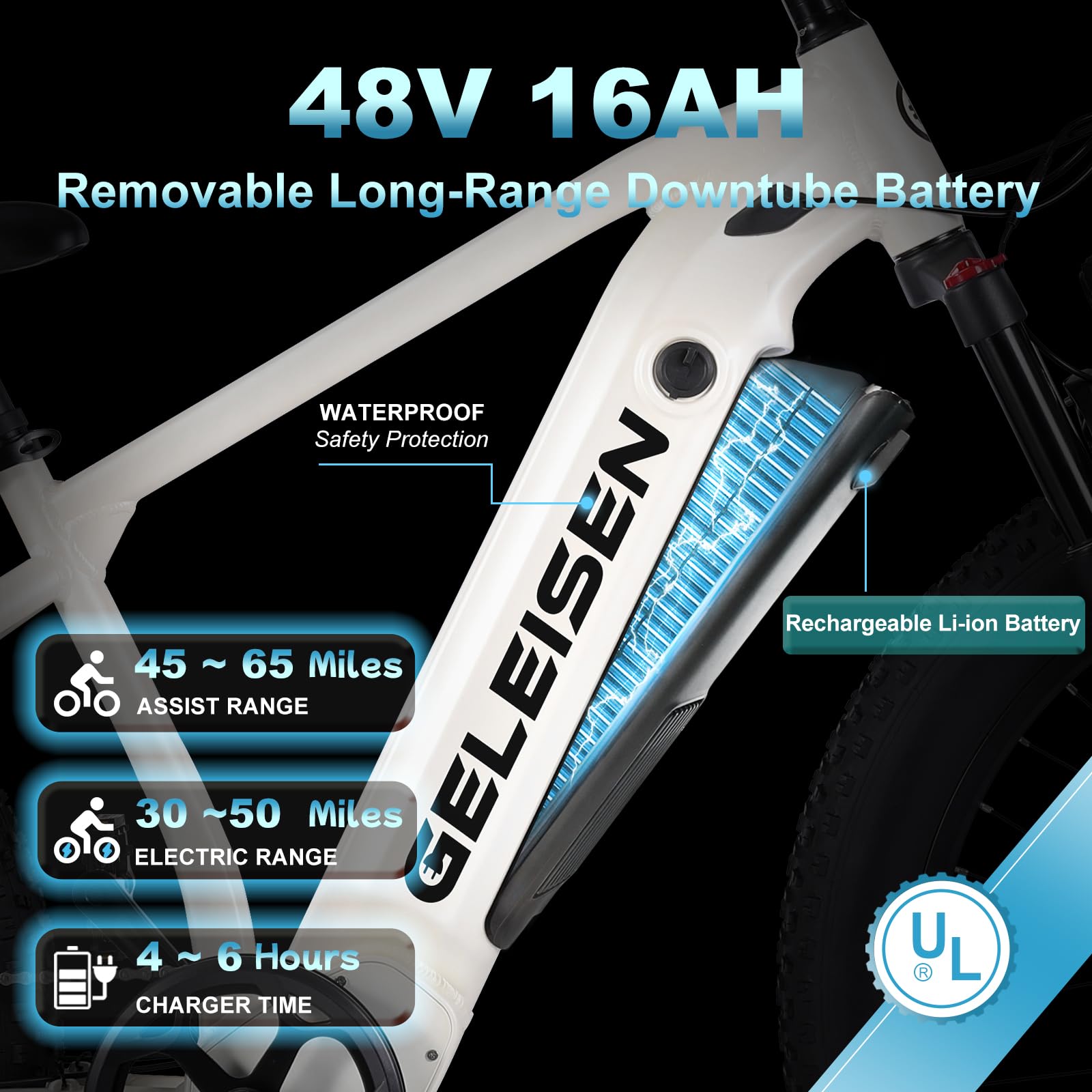GELEISEN ME-60 Electric Bike Canada | Fat Tire E-Bike image 9
