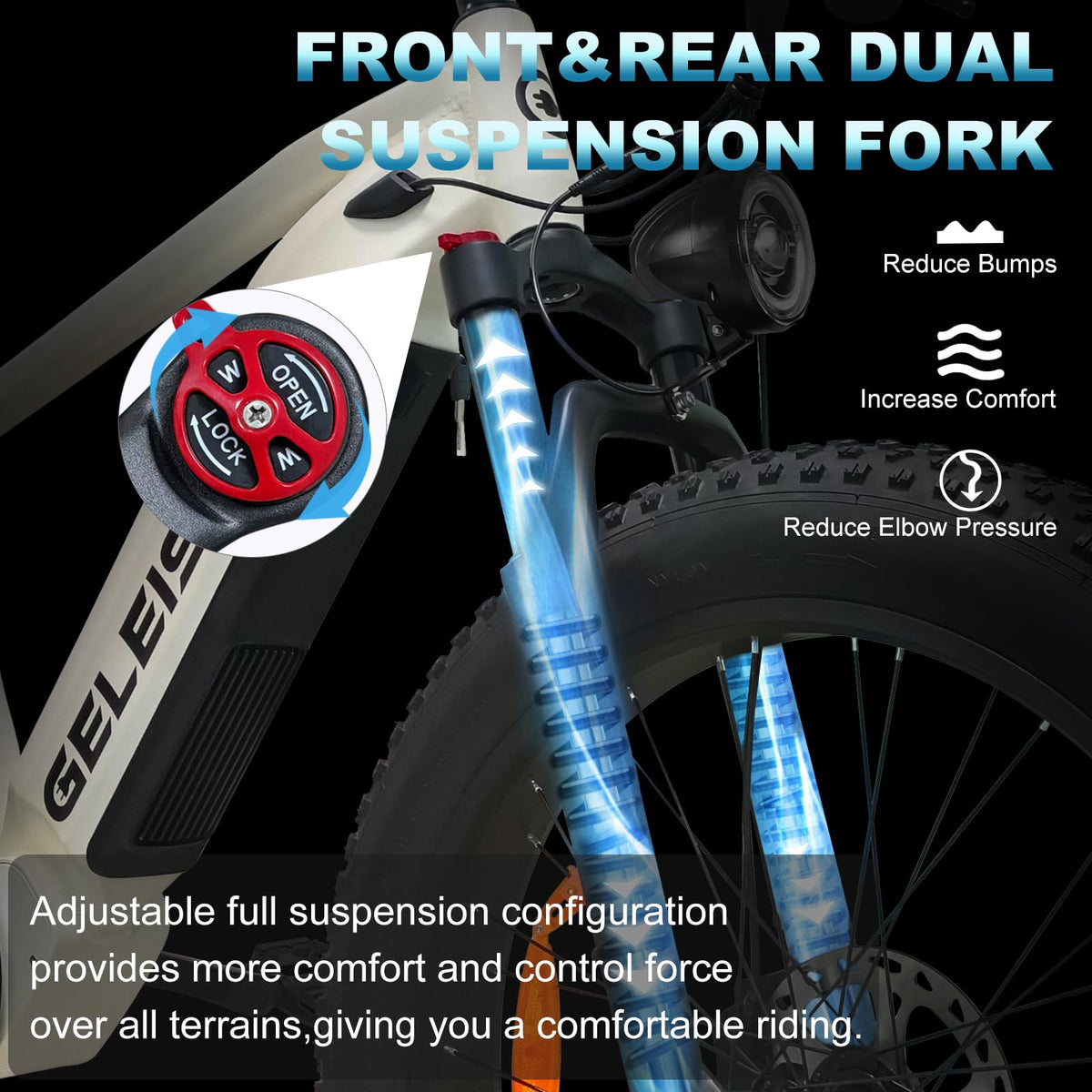 GELEISEN ME-60 Electric Bike Canada | Fat Tire E-Bike image 10