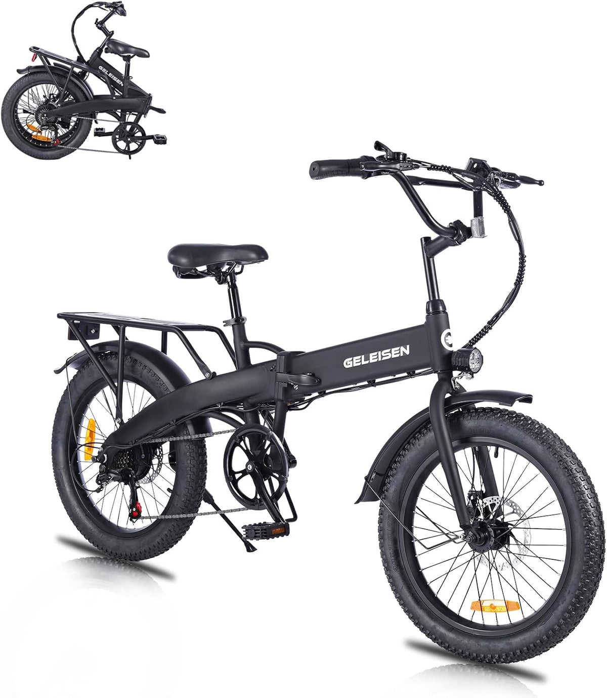 GELEISEN Folding Electric Bike PM-09 Canada | 350W Fat Tire image 1