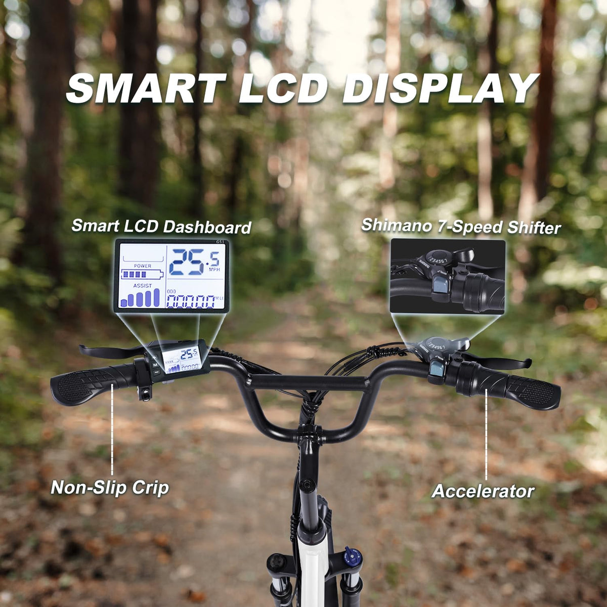 GELEISEN RP50 1000W Fat Tire E-Bike Canada image 27