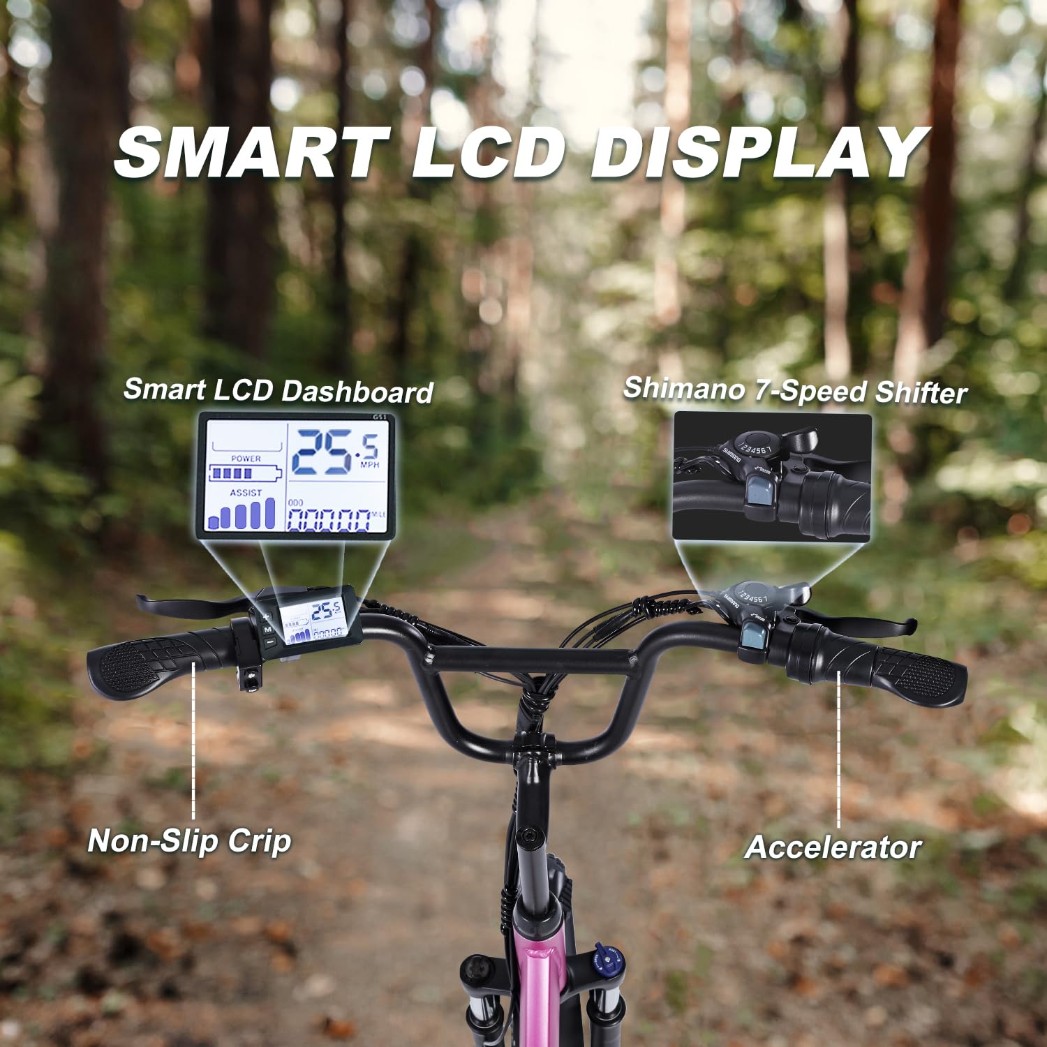 GELEISEN RP50 1000W Fat Tire E-Bike Canada image 32