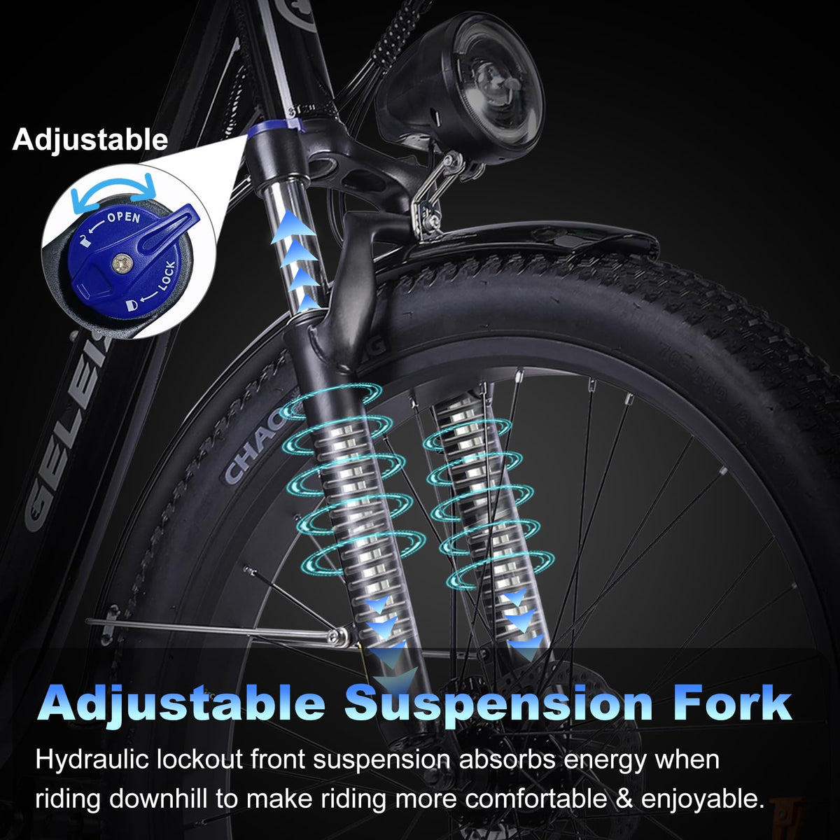 GELEISEN TT-S9 Step-Thru Folding Electric Bike Canada image 6