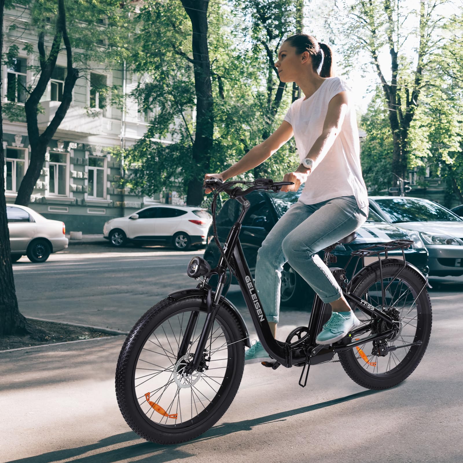 GELEISEN TT-S9 Step-Thru Folding Electric Bike Canada image 8