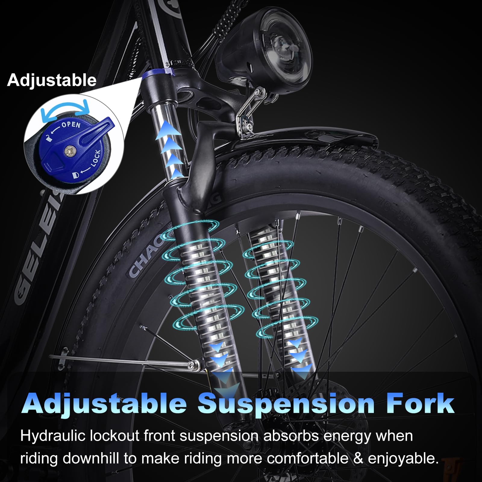 GELEISEN TT-S9 Step-Thru Folding Electric Bike Canada image 12