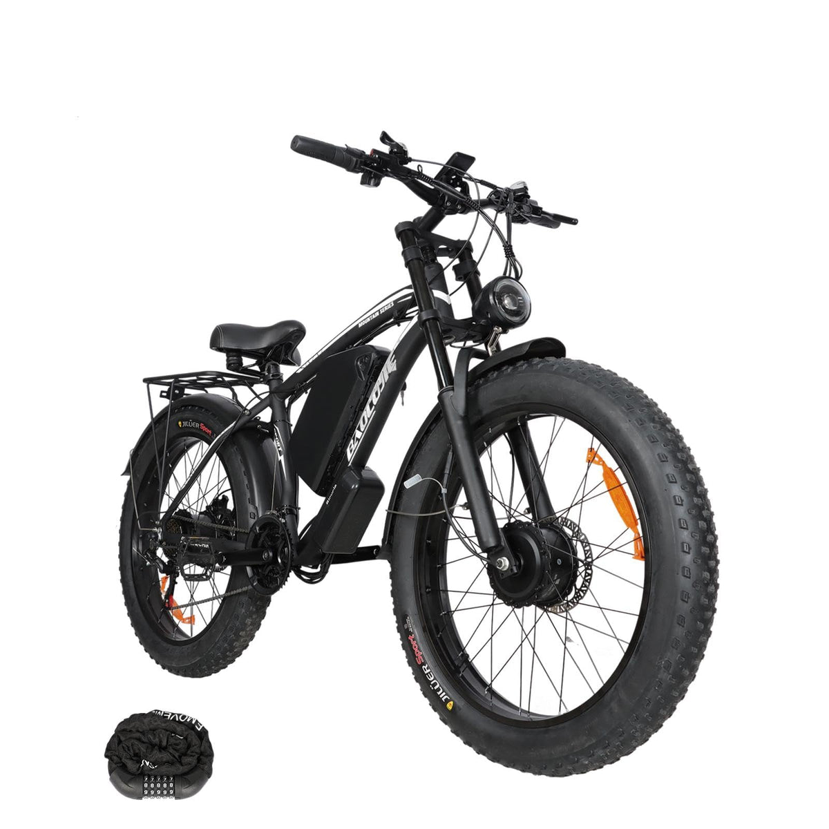 GERPSI Peak 5000W mountain bike front angle