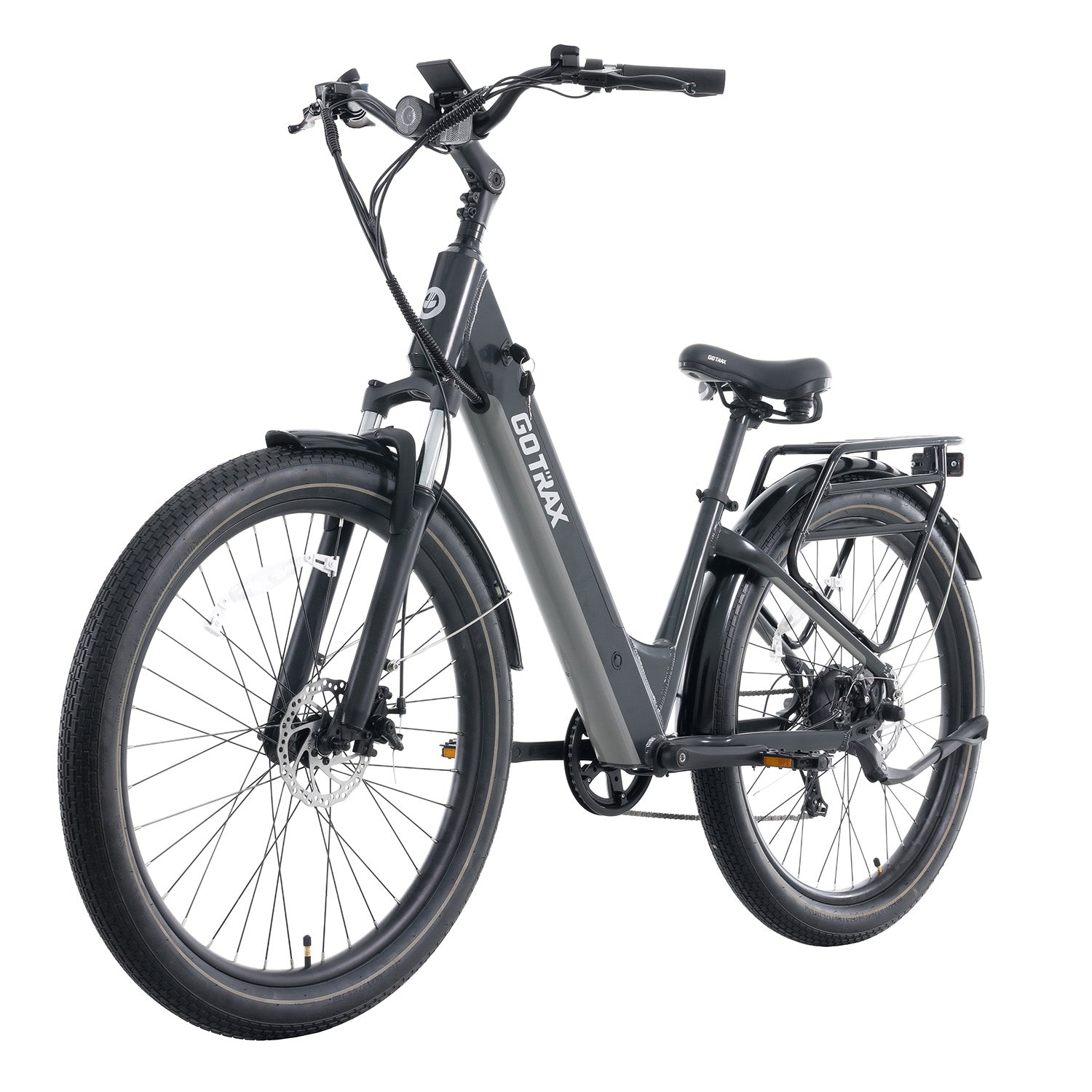 GOTRAX CTI2 electric bike front suspension detail