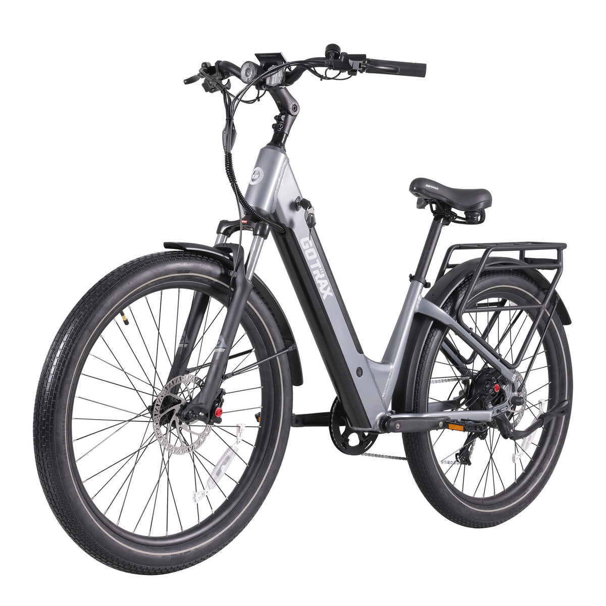 GOTRAX CTI3 step-thru electric bike front angle for Canadian commuting