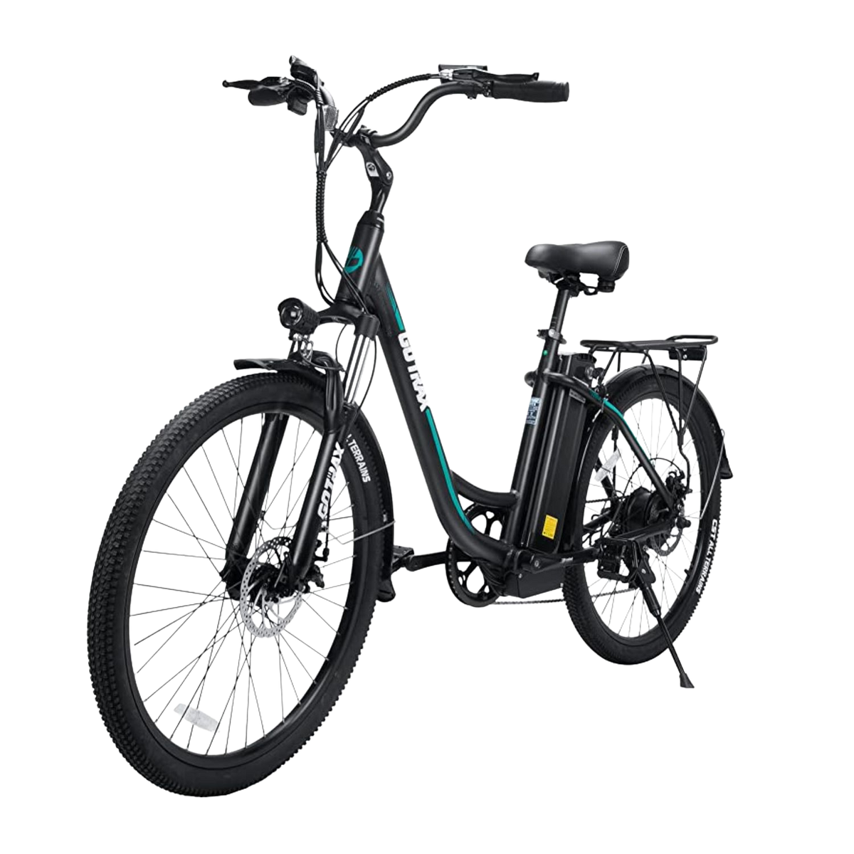 GOTRAX EBE6 low-step electric bike rear rack detail