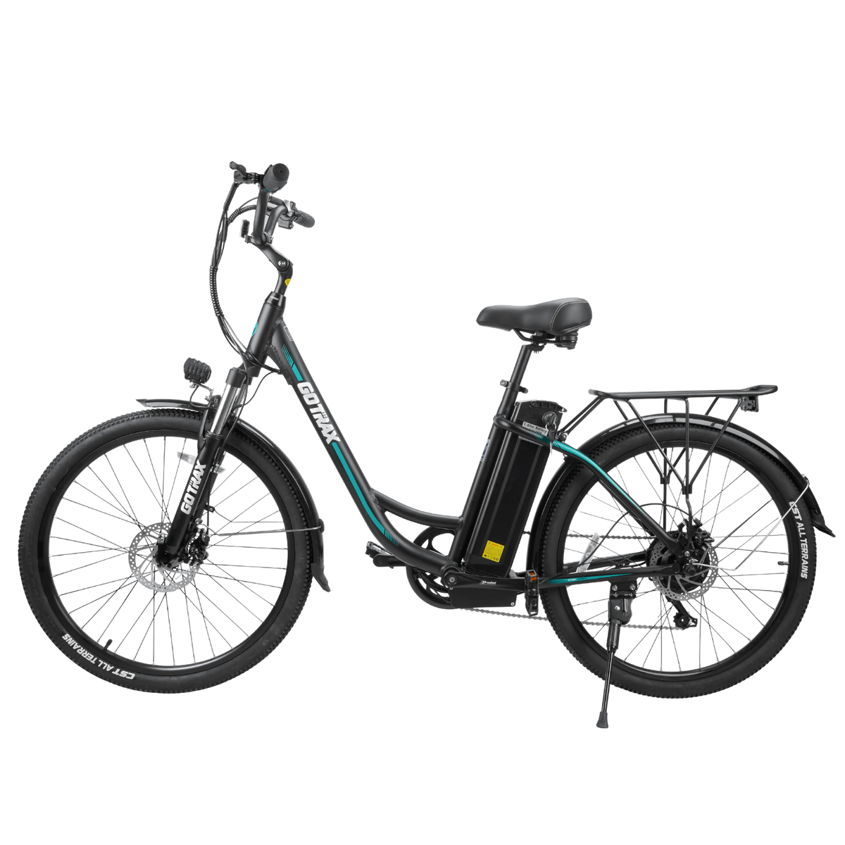 GOTRAX EBE6 low-step electric bike side angle