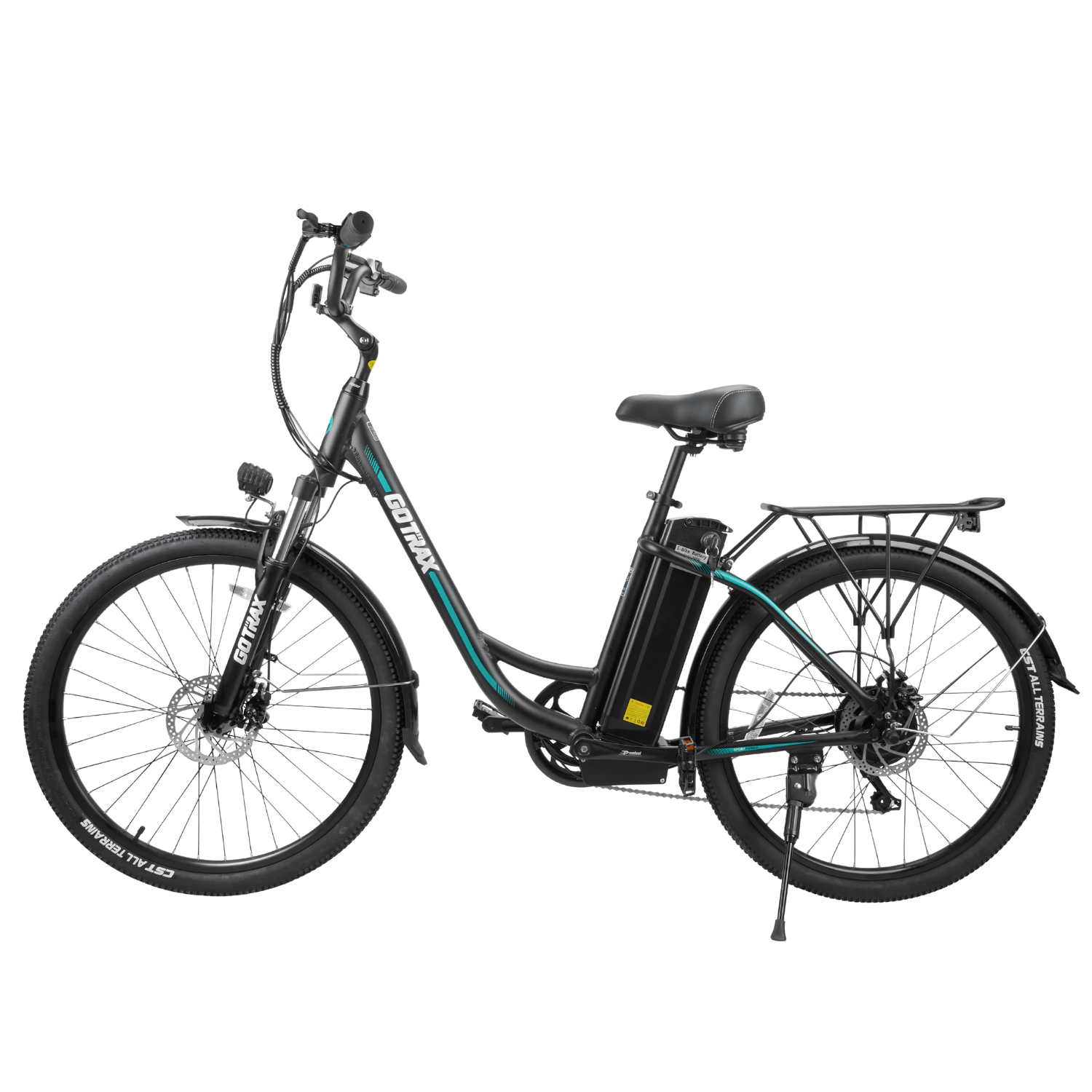 GOTRAX EBE6 low-step electric bike side angle