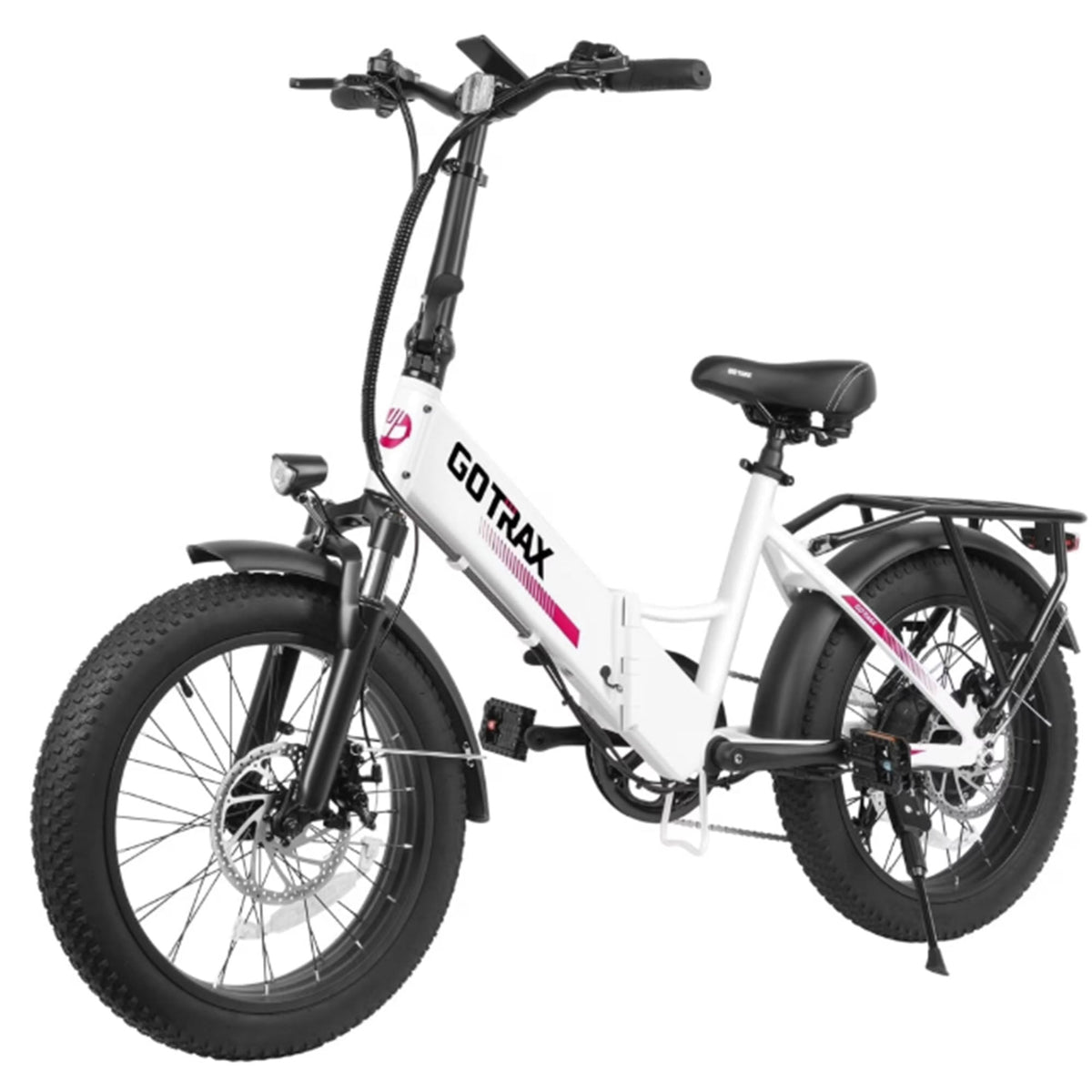 GOTRAX F3V2 fat tire folding e-bike alternate side view