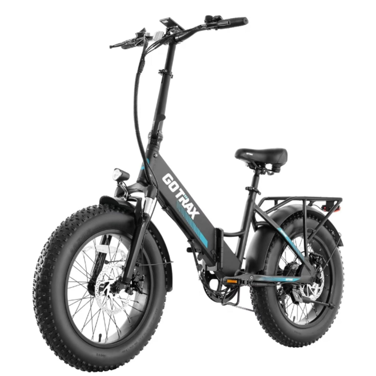 GOTRAX F3V2 fat tire folding e-bike side view