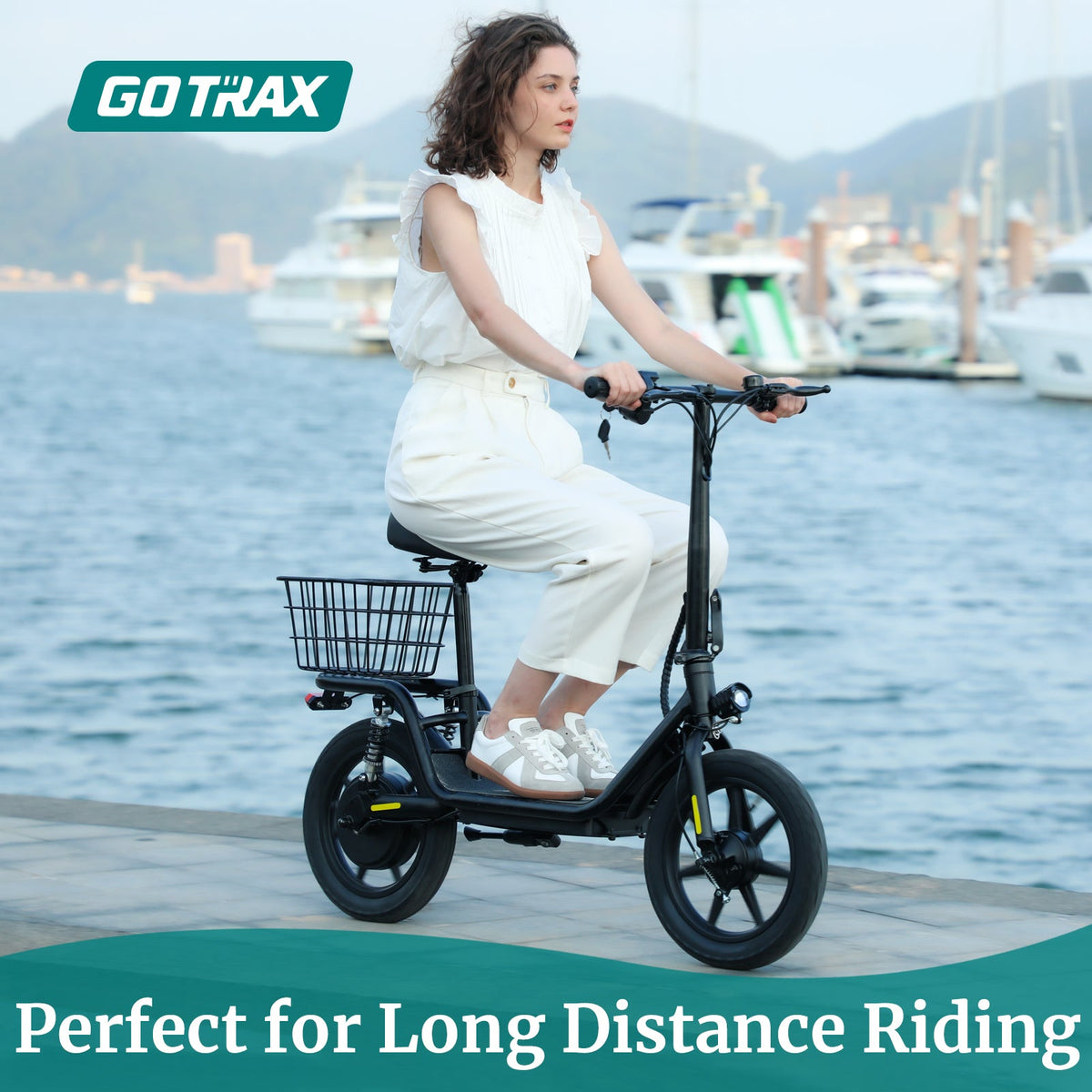 GOTRAX Flex Campus electric scooter angle view