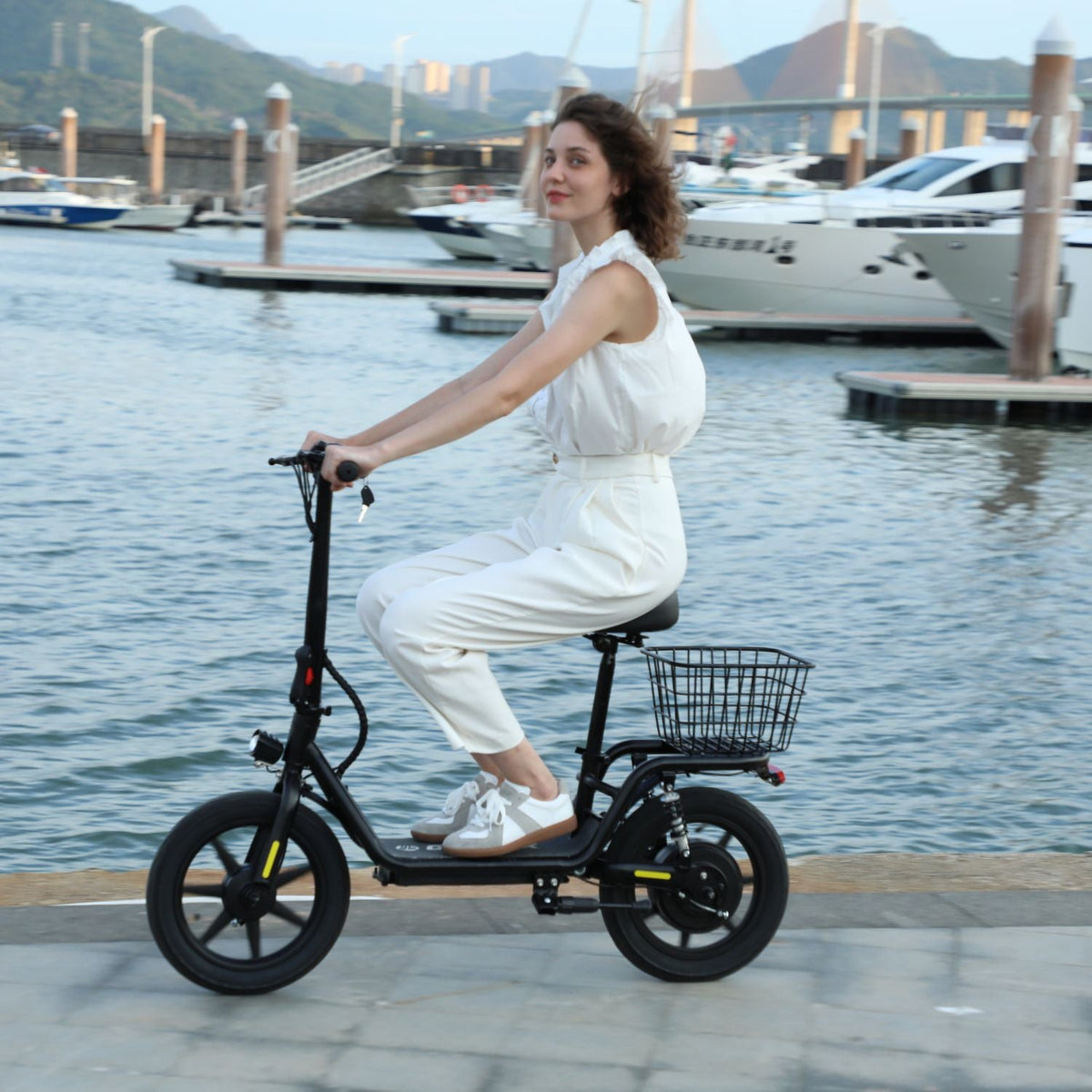 GOTRAX Flex Campus Pro electric scooter angle view