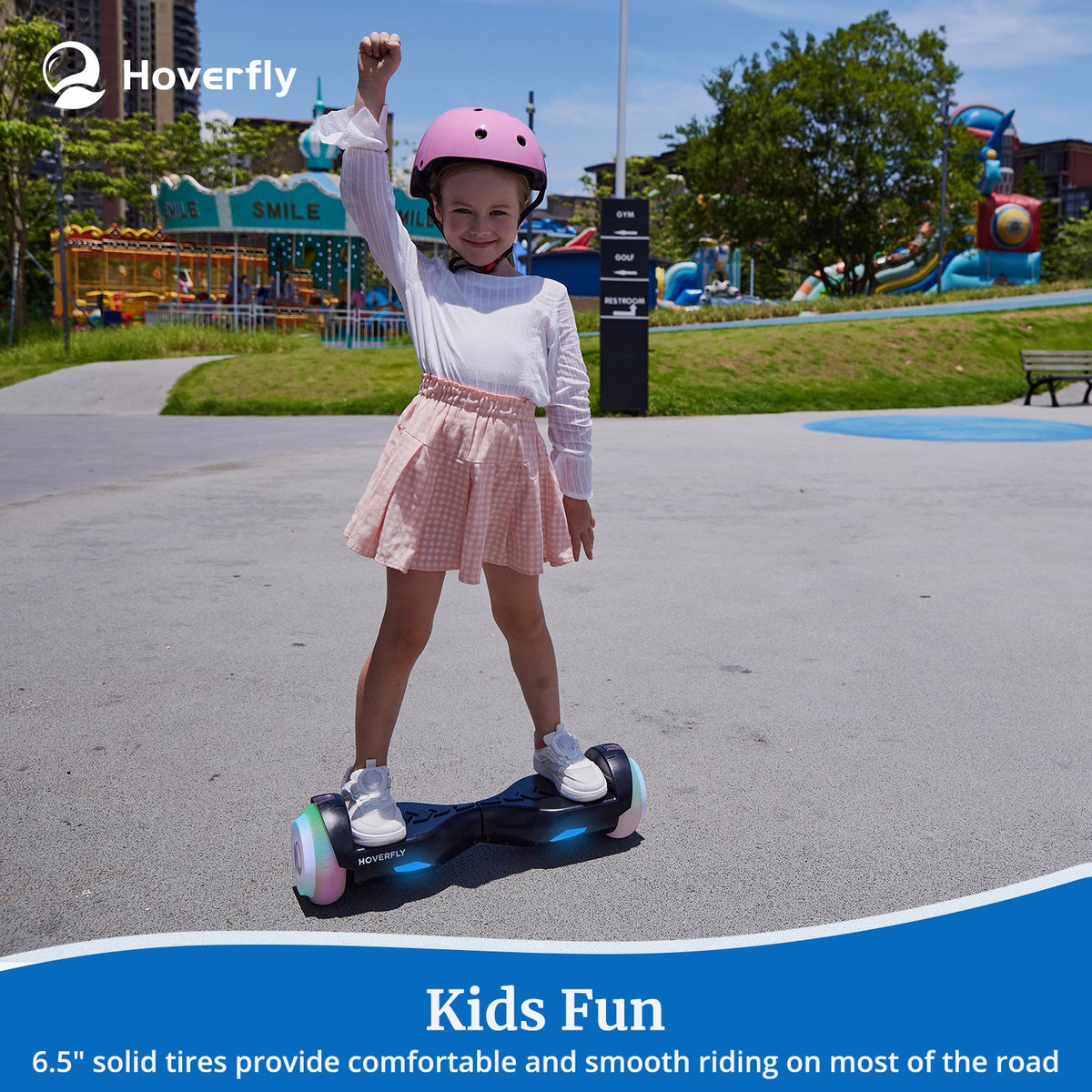 GOTRAX Magic self-balancing hoverboard girls view