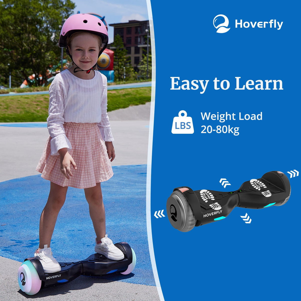 GOTRAX Magic self-balancing hoverboard kids hoverboard view