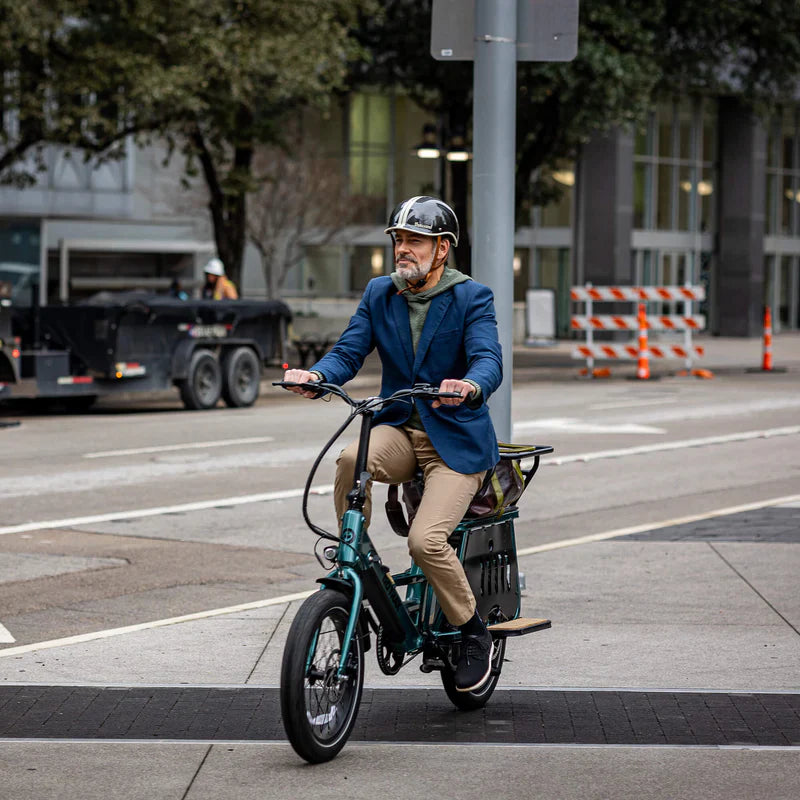 GOTRAX PORTER electric cargo bike rear cargo bike view