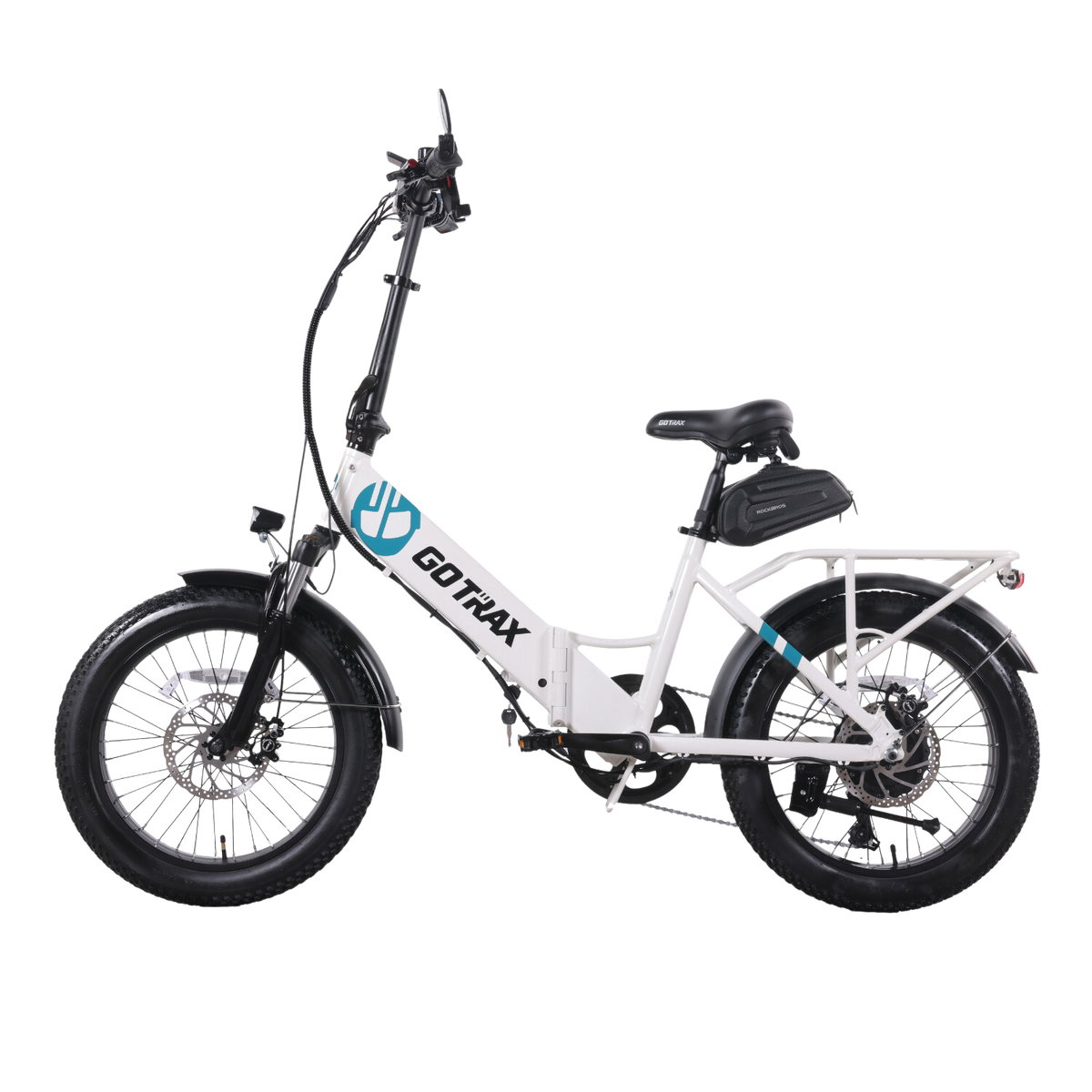 GOTRAX R2V2 folding frame and drivetrain detail