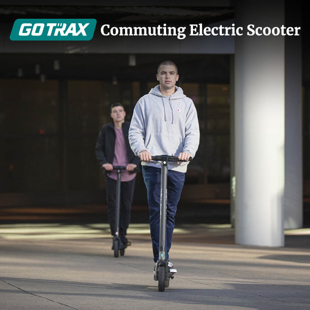 GOTRAX RIVAL foldable electric scooter commuting lifestyle photo