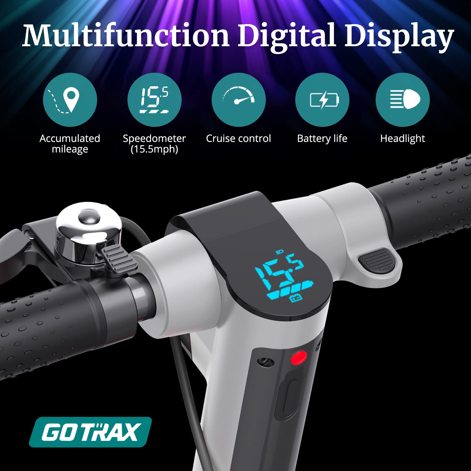 GOTRAX XR Ultra electric scooter main product view
