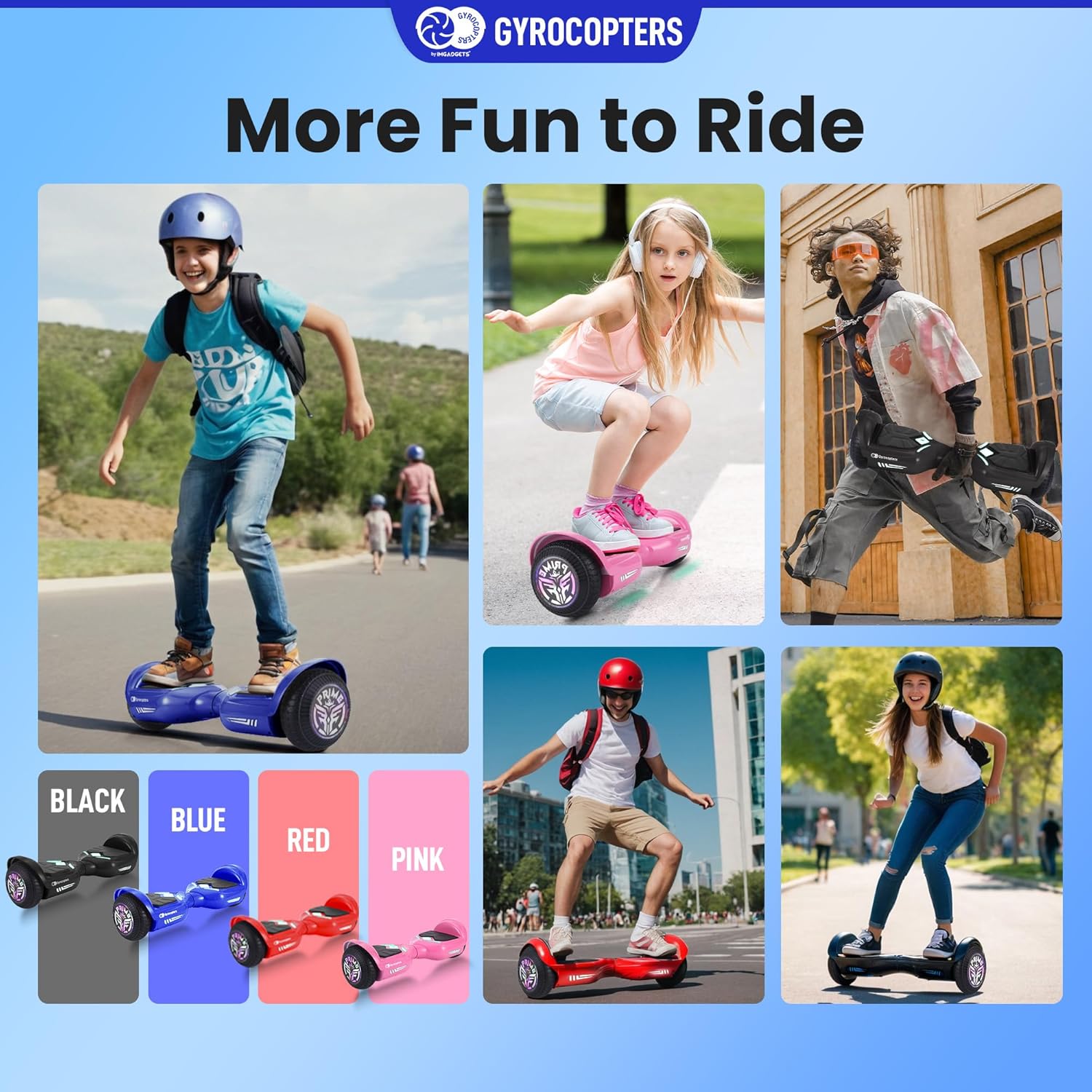 Gyrocopters PRIME all-terrain hoverboard Canada lifestyle view