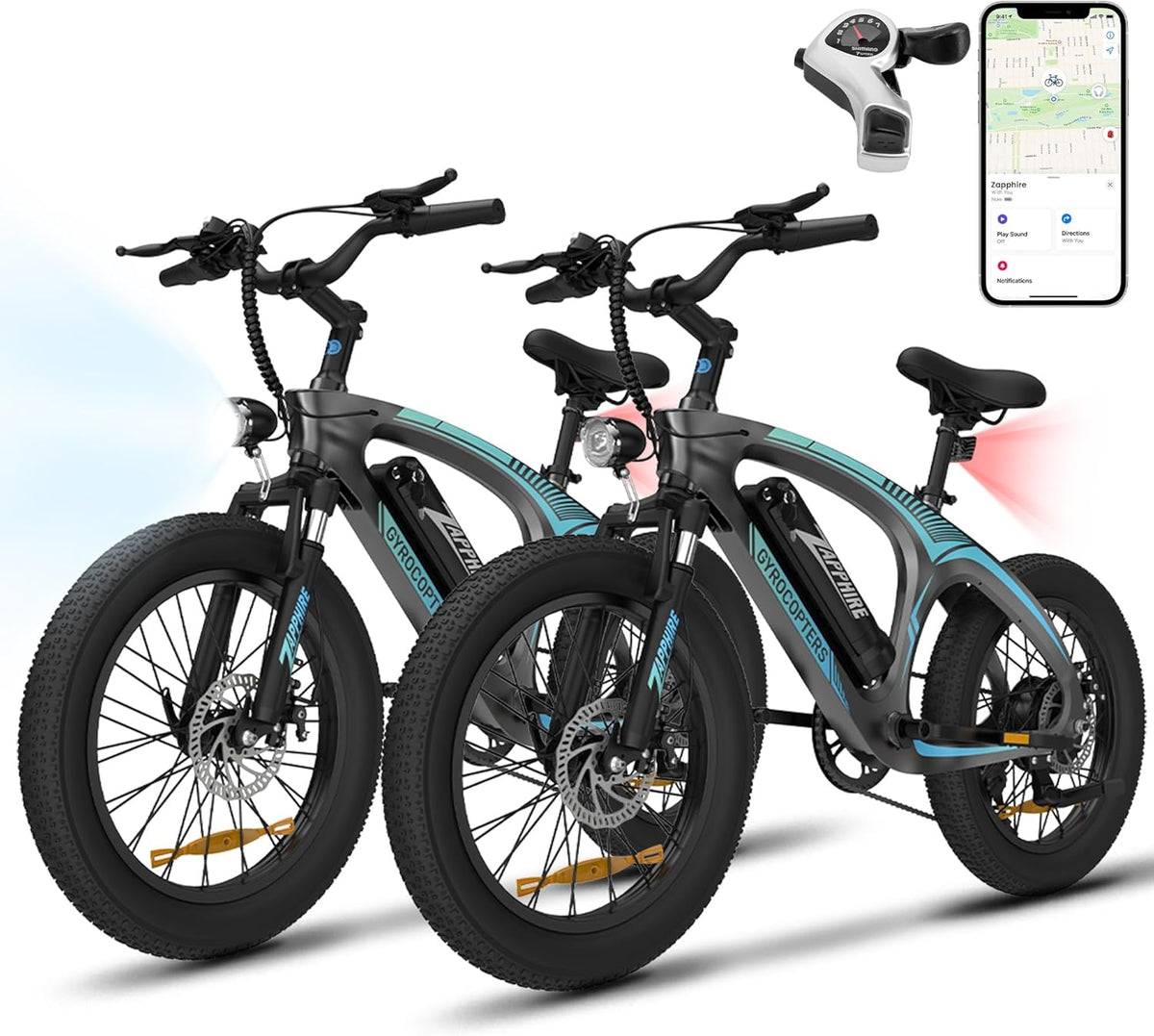 Gyrocopters Zapphire 500W Fat-Tire E-Bike Canada image 1