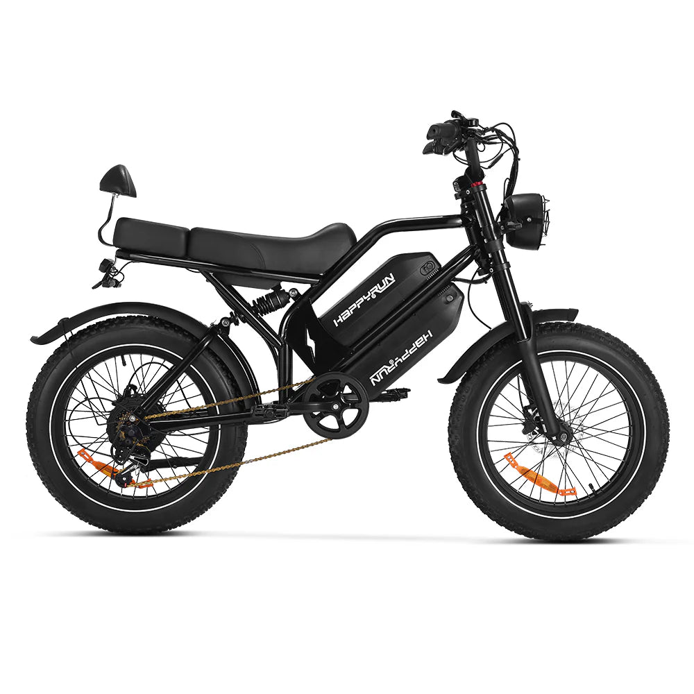 HappyRun G70 cargo e-bike cargo rack detail