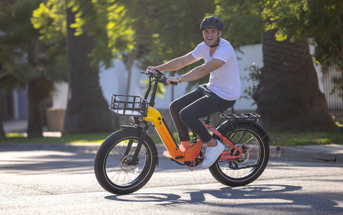 Heybike Horizon folding fat tire electric bike Canada profile