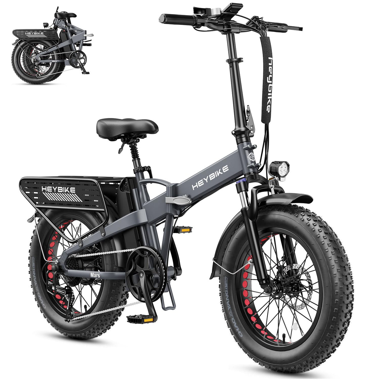 Heybike Mars 2.0 Folding Fat-Tire E-Bike Canada main view