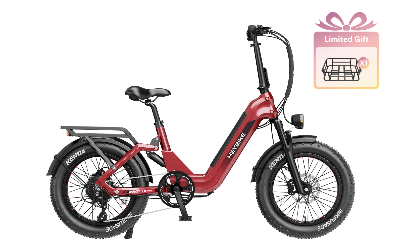 Heybike Ranger 3.0 Pro folding electric bike Canada main view