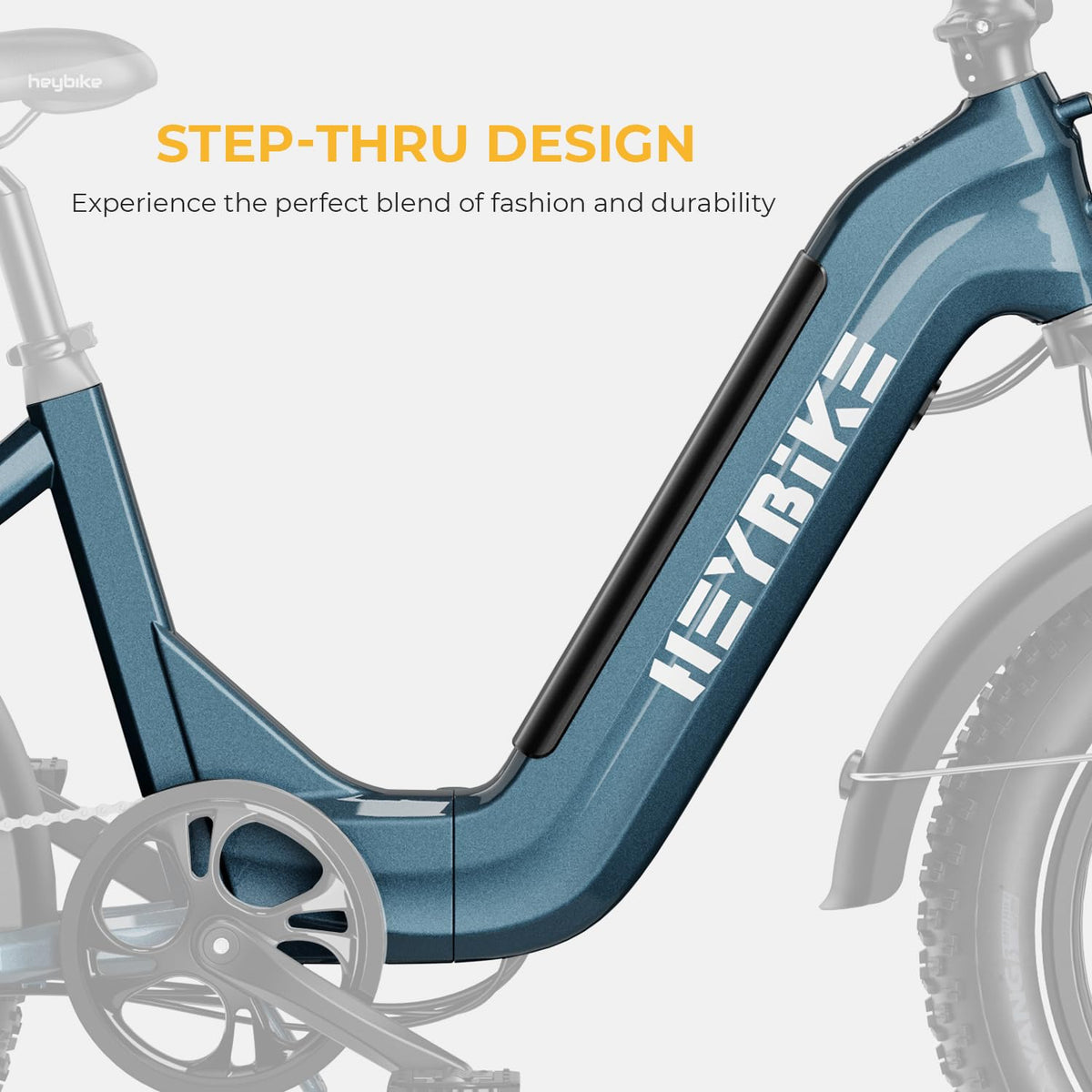 Heybike Ranger S Folding Fat-Tire E-Bike Canada display detail view