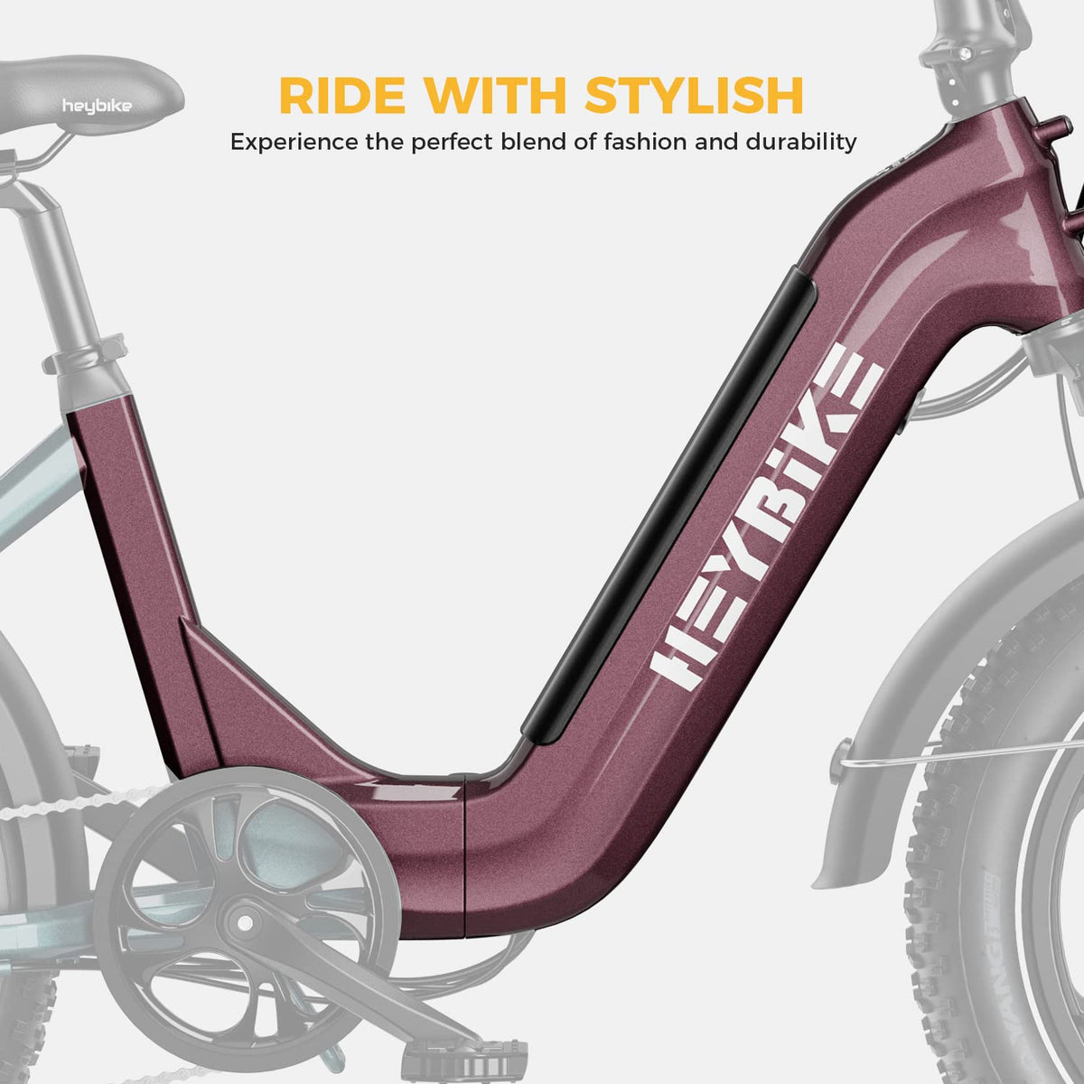 Heybike Ranger S Folding Fat-Tire E-Bike Canada lifestyle view