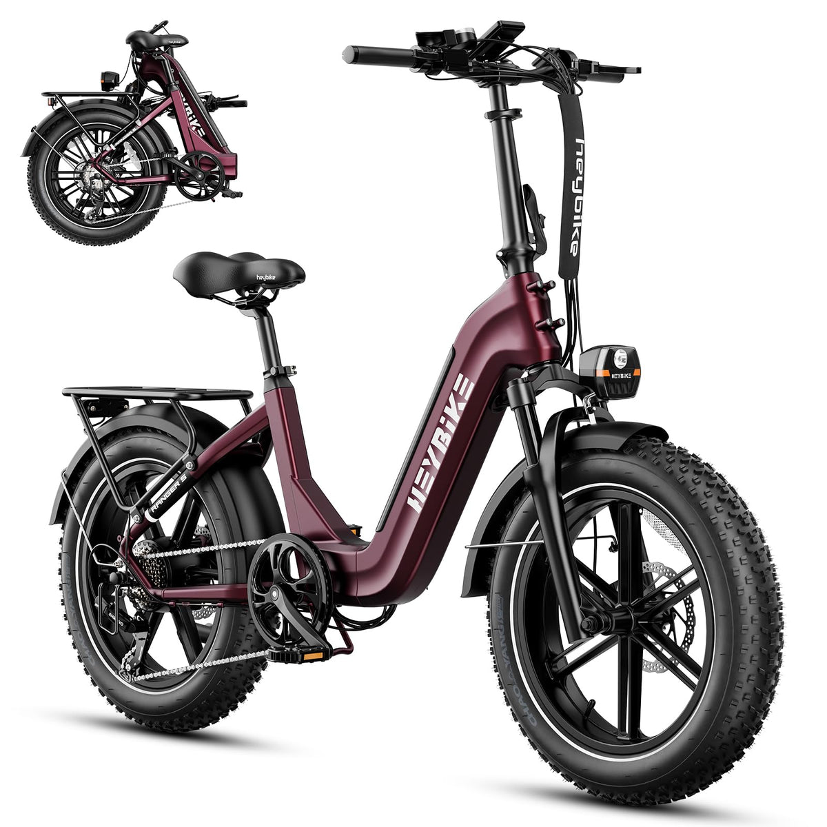 Heybike Ranger S Folding Fat-Tire E-Bike Canada main view