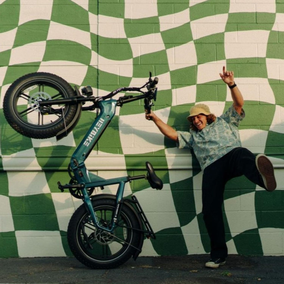 Heybike Ranger S Folding Fat-Tire E-Bike Canada studio view