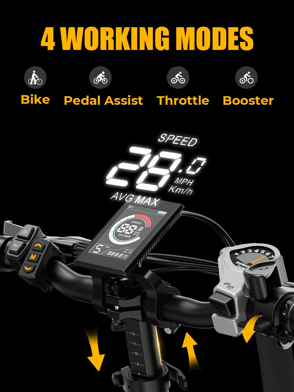 Heybike Ranger 2.0 Folding Fat Tire E-Bike Canada additional view 27