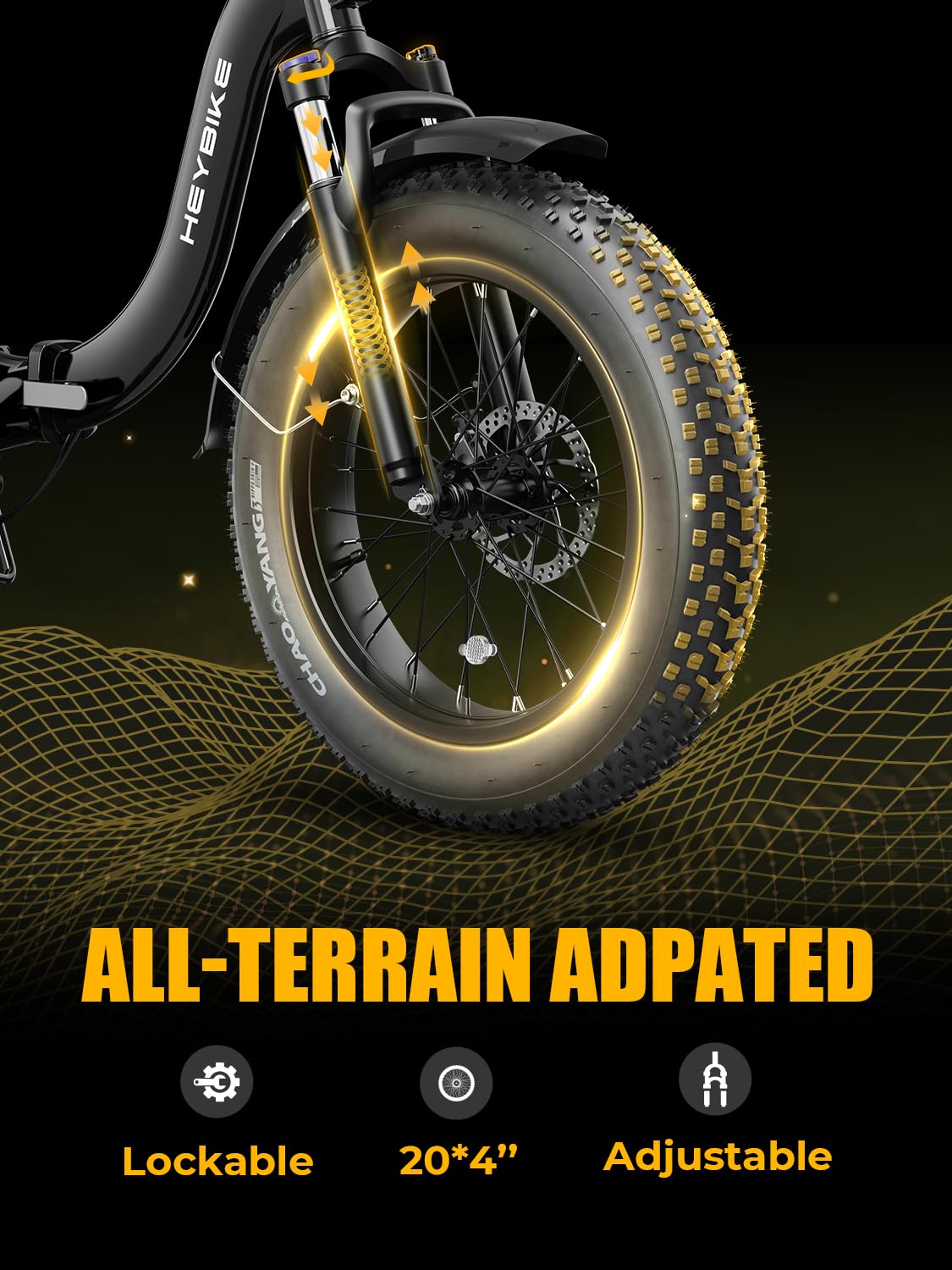 Heybike Ranger 2.0 Folding Fat Tire E-Bike Canada additional view 28