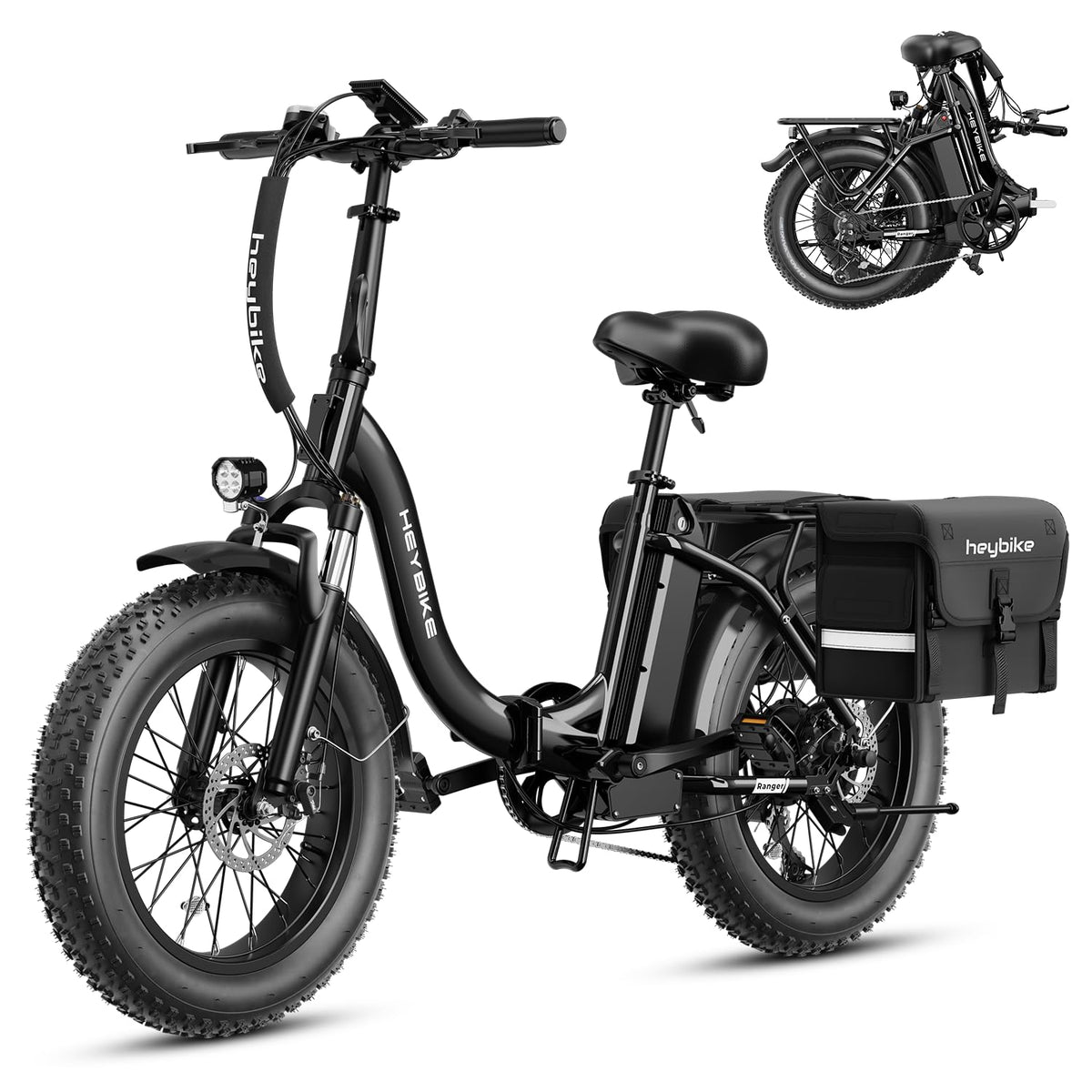 Heybike Ranger 2.0 Folding Fat Tire E-Bike Canada feature graphic