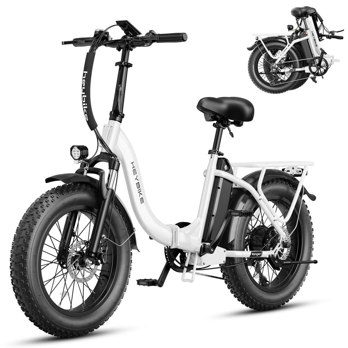 Heybike Ranger 2.0 Folding Fat Tire E-Bike Canada main view
