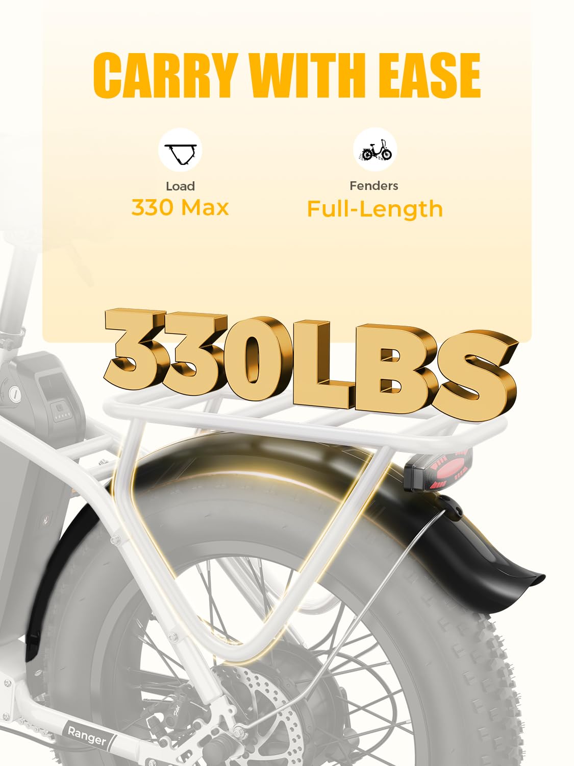Heybike Ranger 2.0 Folding Fat Tire E-Bike Canada remaining image 23
