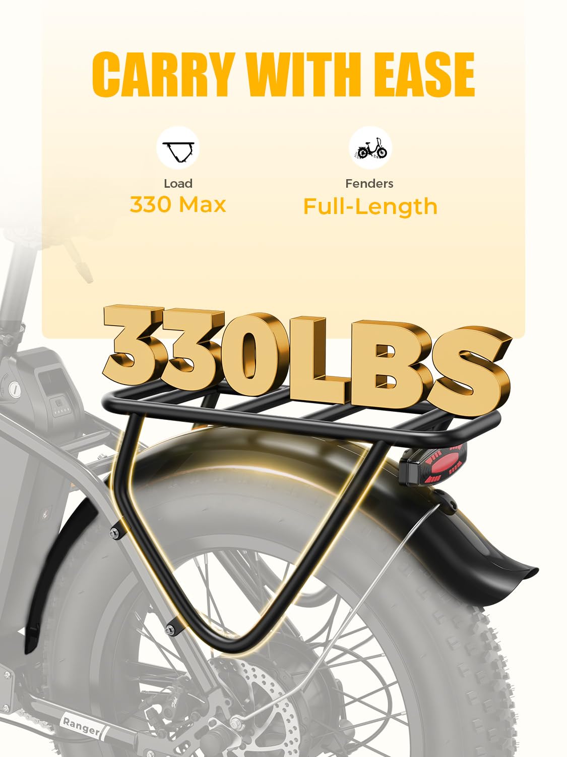 Heybike Ranger 2.0 Folding Fat Tire E-Bike Canada remaining image 31