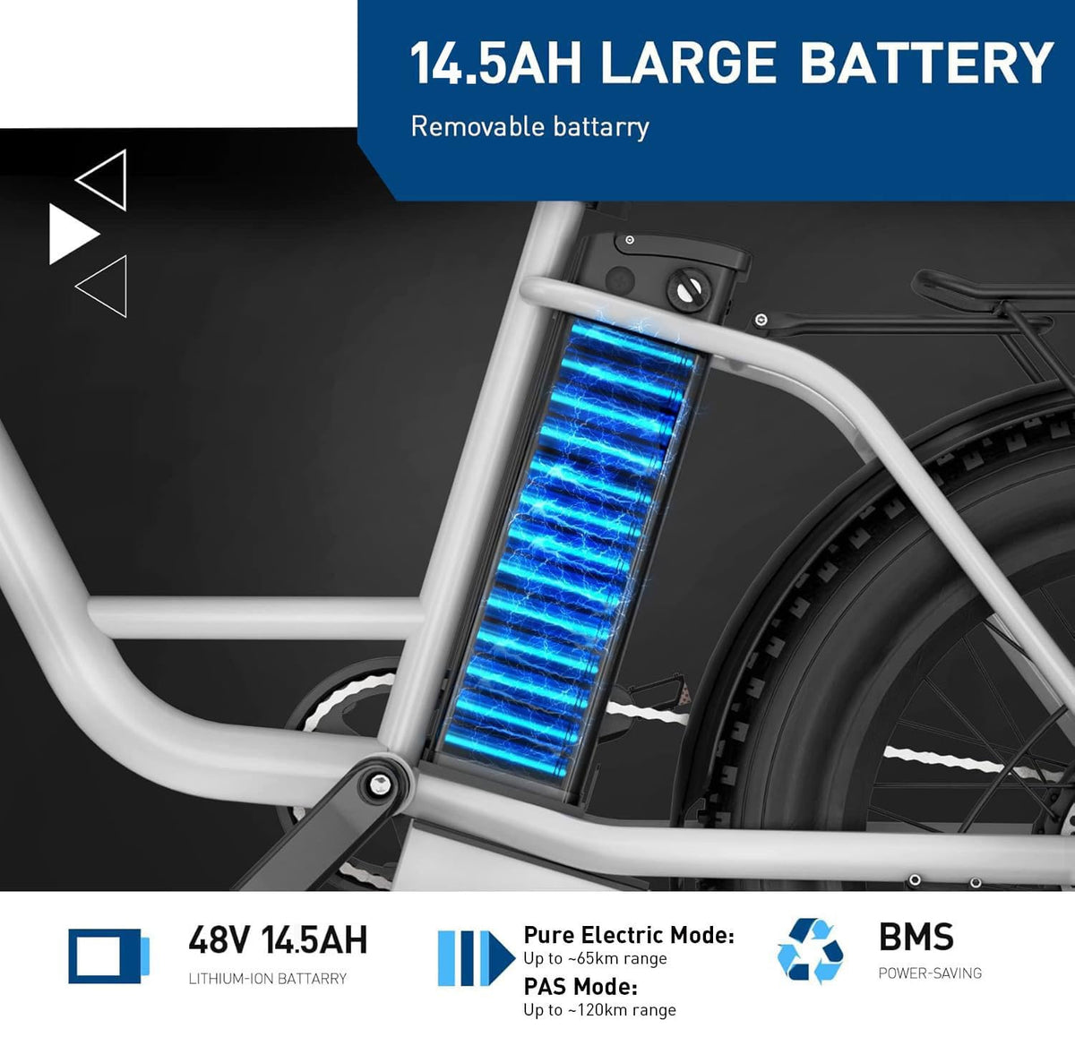 EX6 colour variant D side profile — shows colour blocking where the battery housing meets the frame
