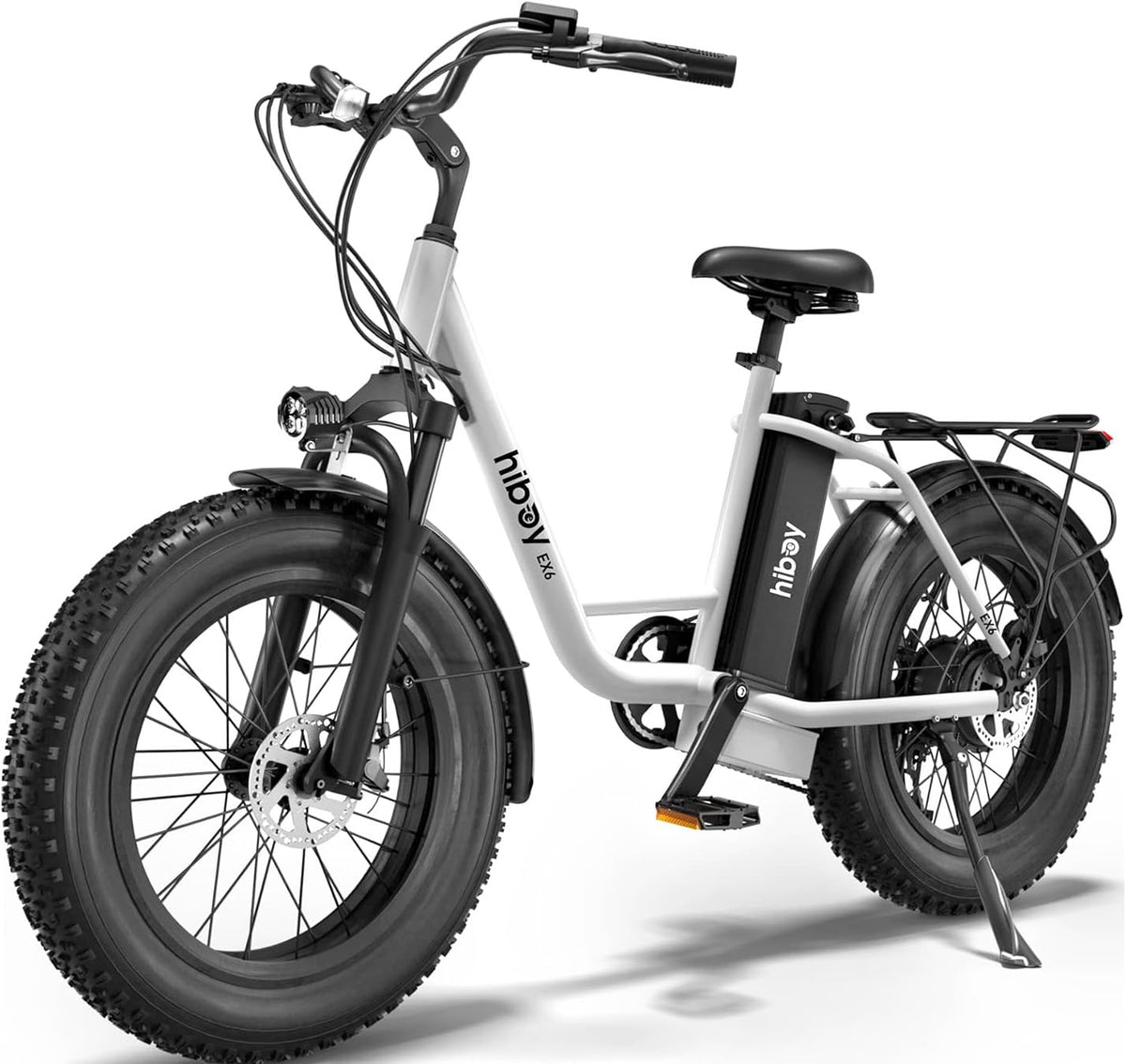 Front view of the Hiboy EX6 step-thru e-bike