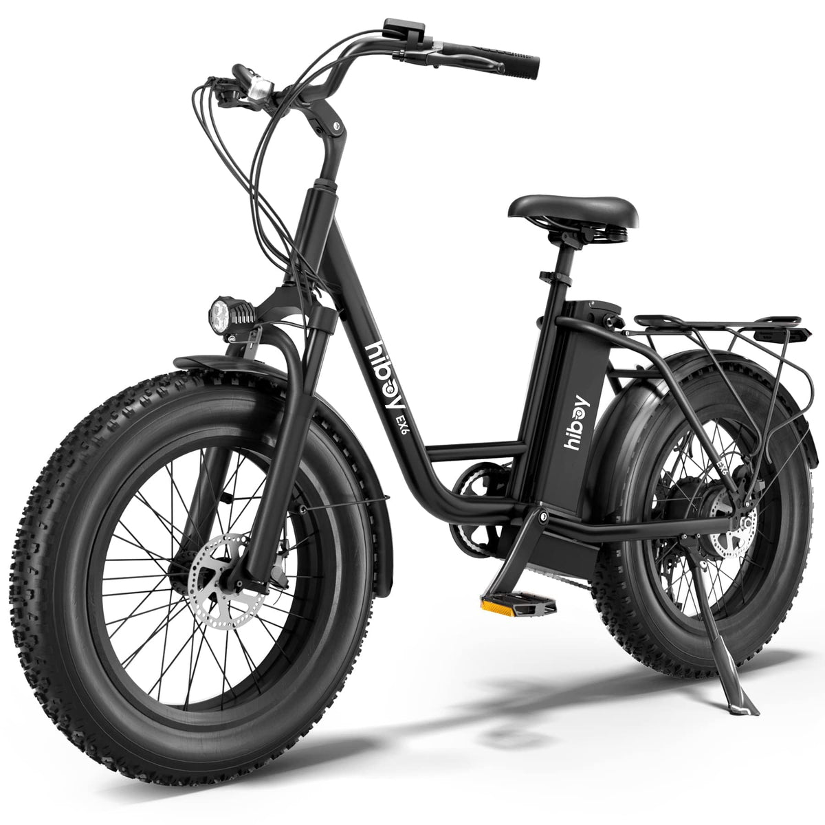 Hiboy EX6 step-thru e-bike in white