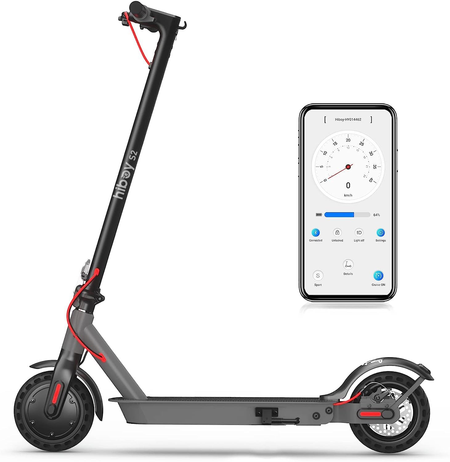 Hiboy S2 Pro electric scooter in black