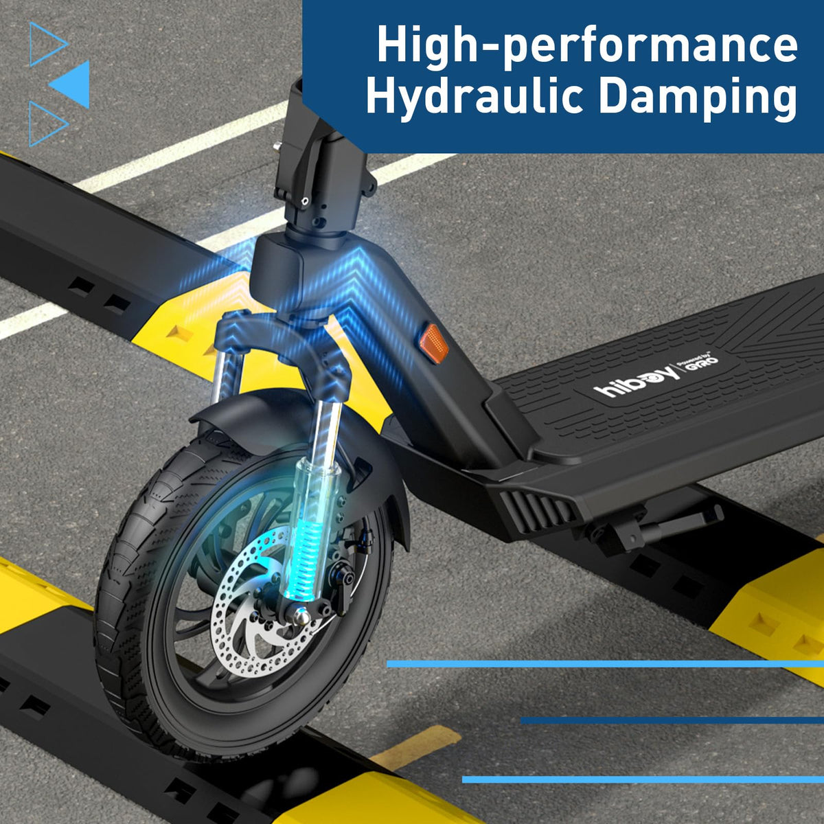 Hiboy X300 folding electric scooter feature view