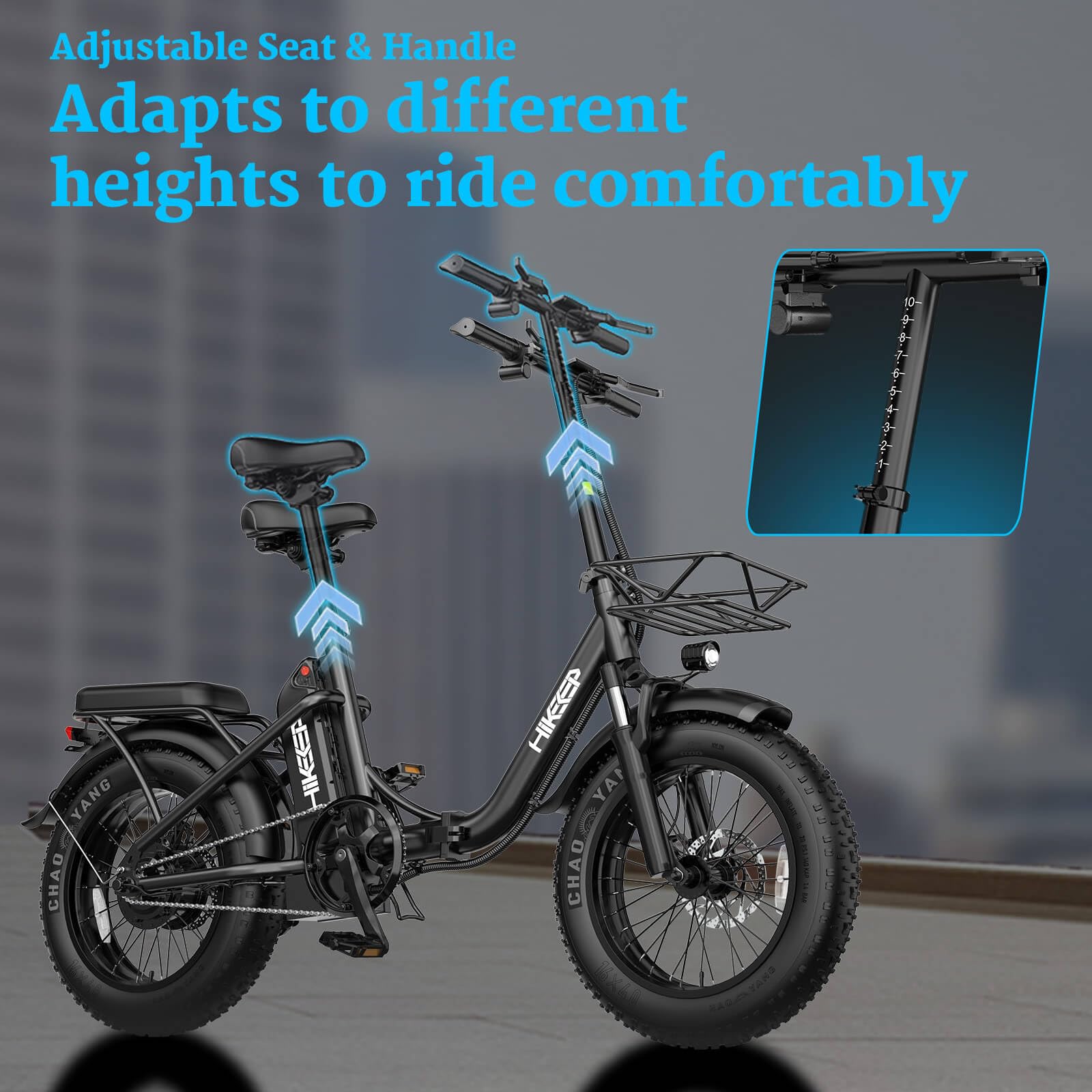 HiKeep D1 folding hinge detail