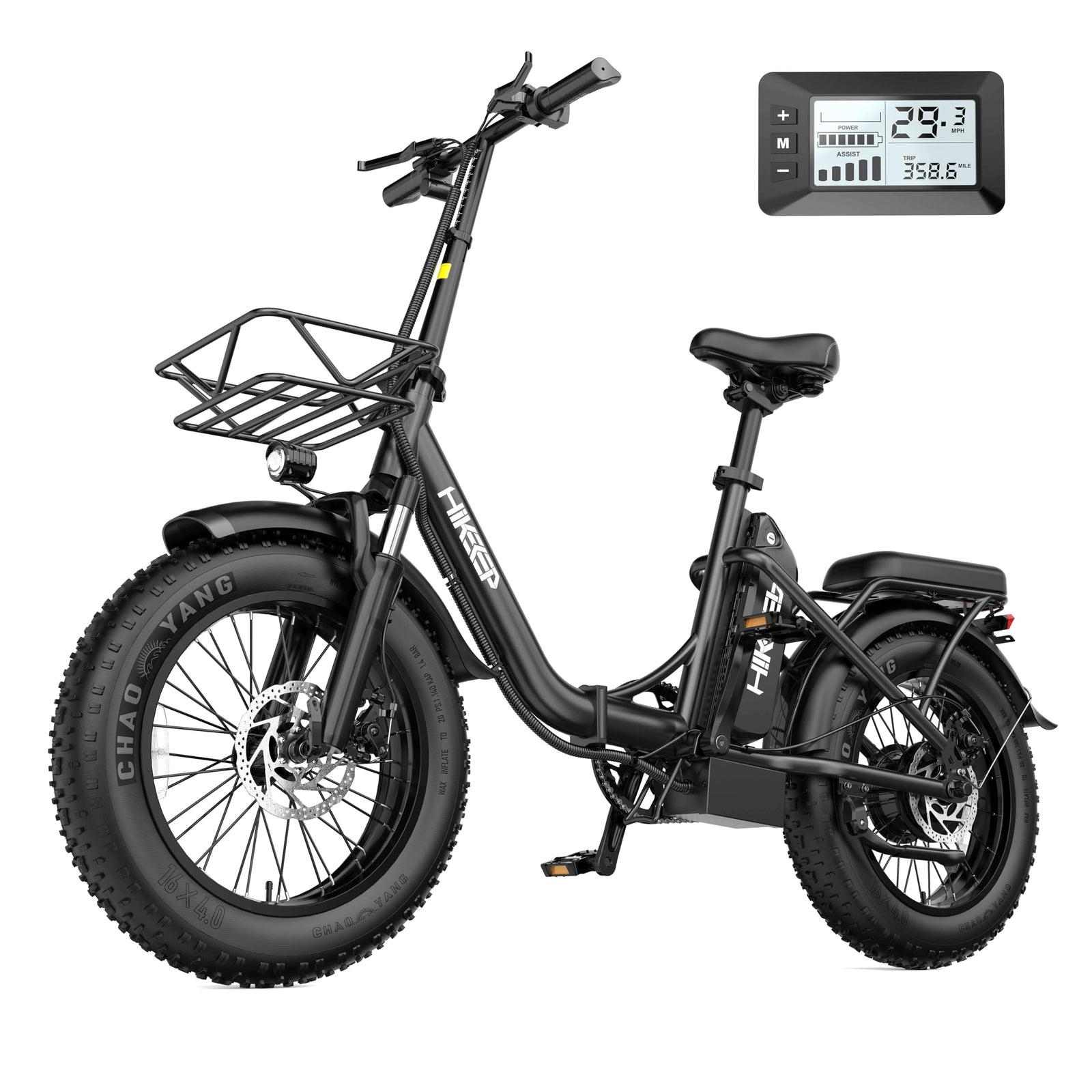 HiKeep D1 folding e-bike front angle
