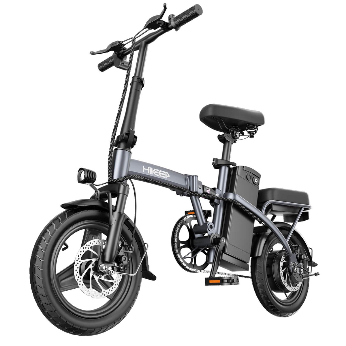 HiKeep D1 handlebar and display detail