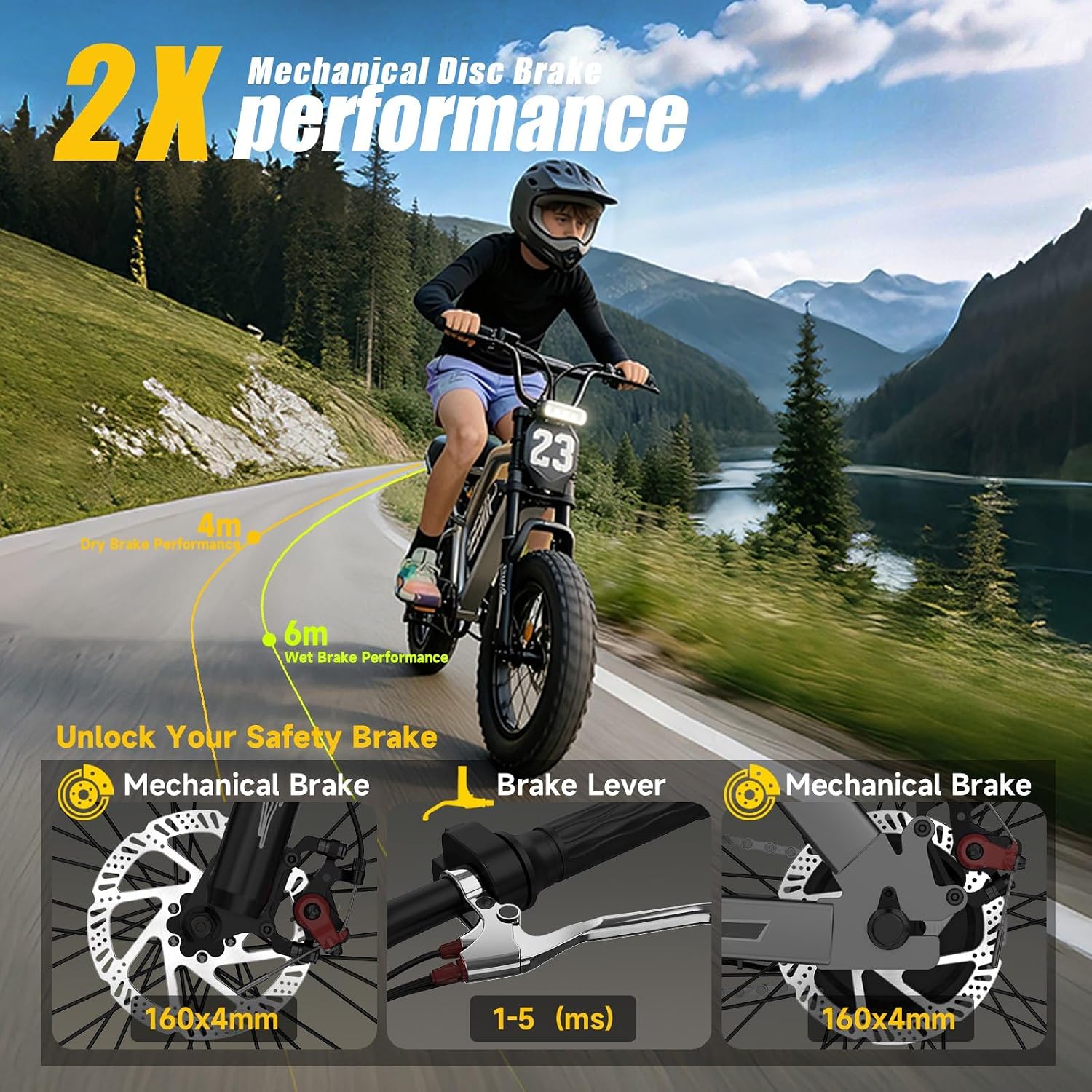 HiKeep K6-T on a dirt trail — shows proportions in context and low seat height