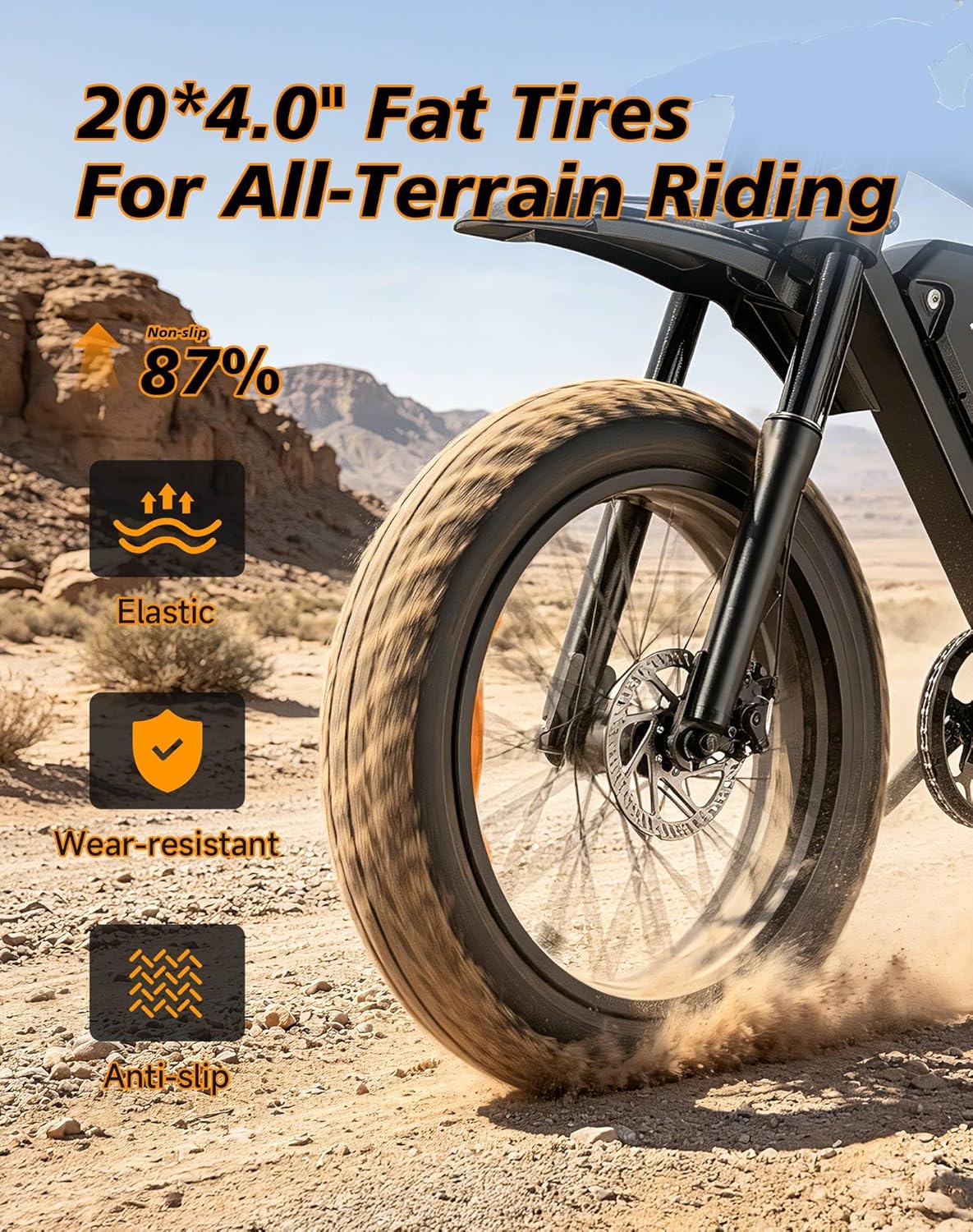 HiKeep K6-U Canada full suspension fat tire view